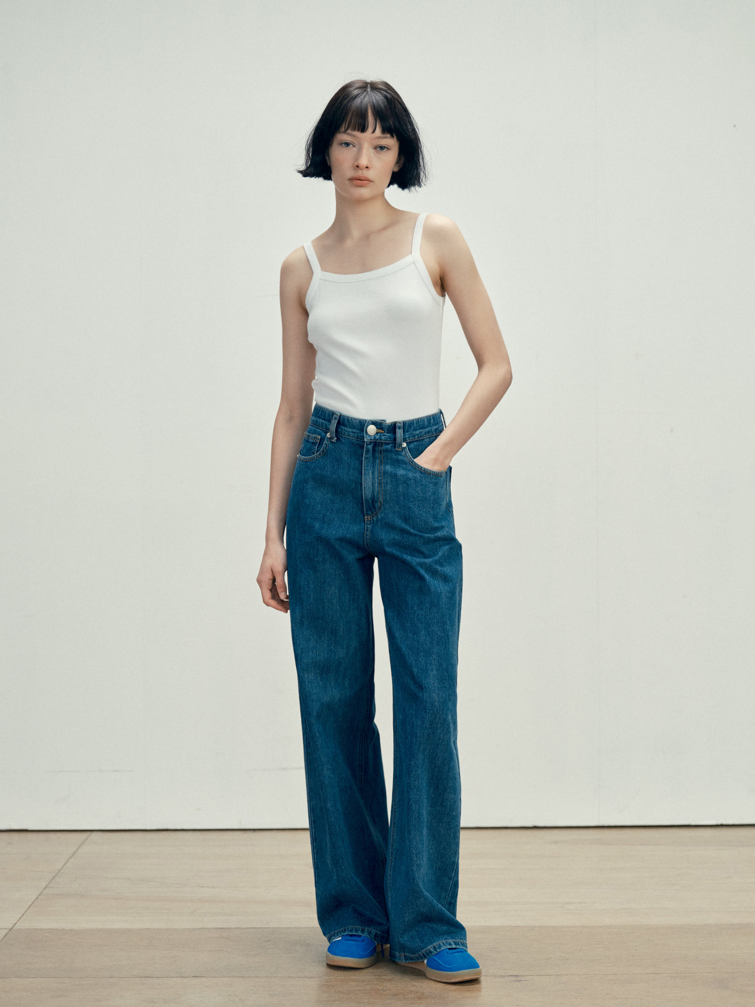 9164 LIGHT WIDE DENIM PANTS (M/INDIGO)