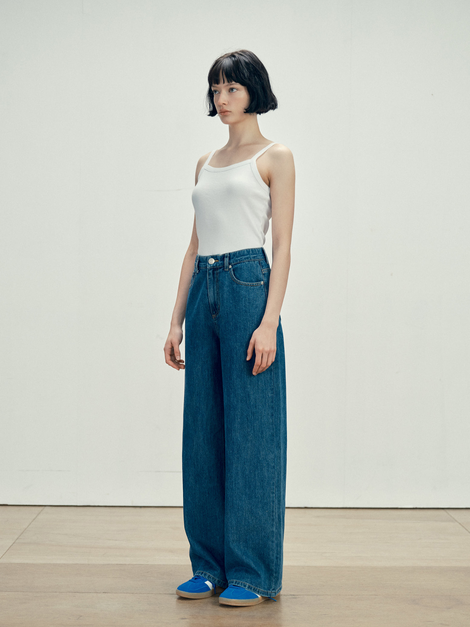 9164 LIGHT WIDE DENIM PANTS (M/INDIGO)