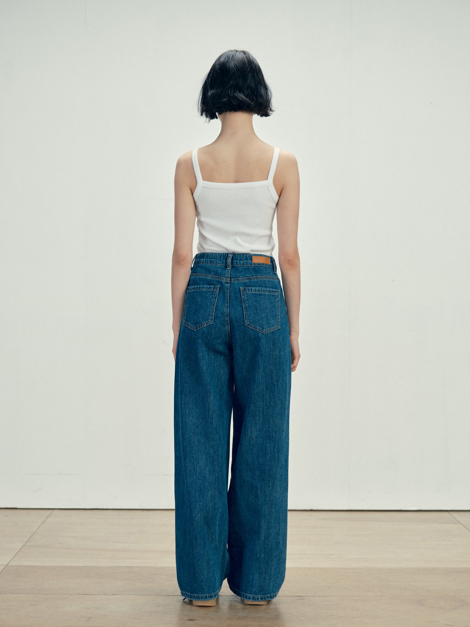 9164 LIGHT WIDE DENIM PANTS (M/INDIGO)
