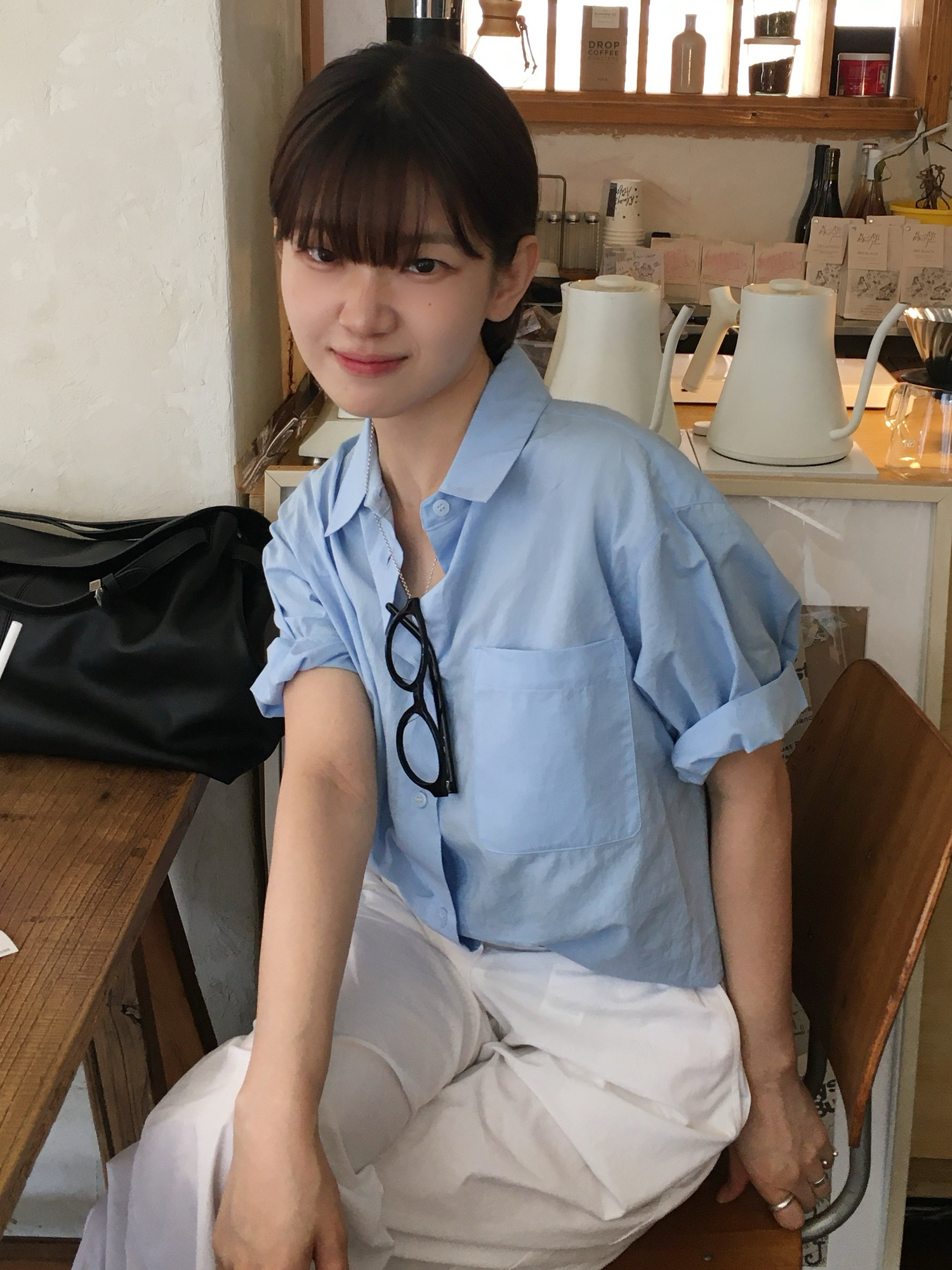4214 ROUND NECK HALF SLEEVE T-SHIRT (BLUE)