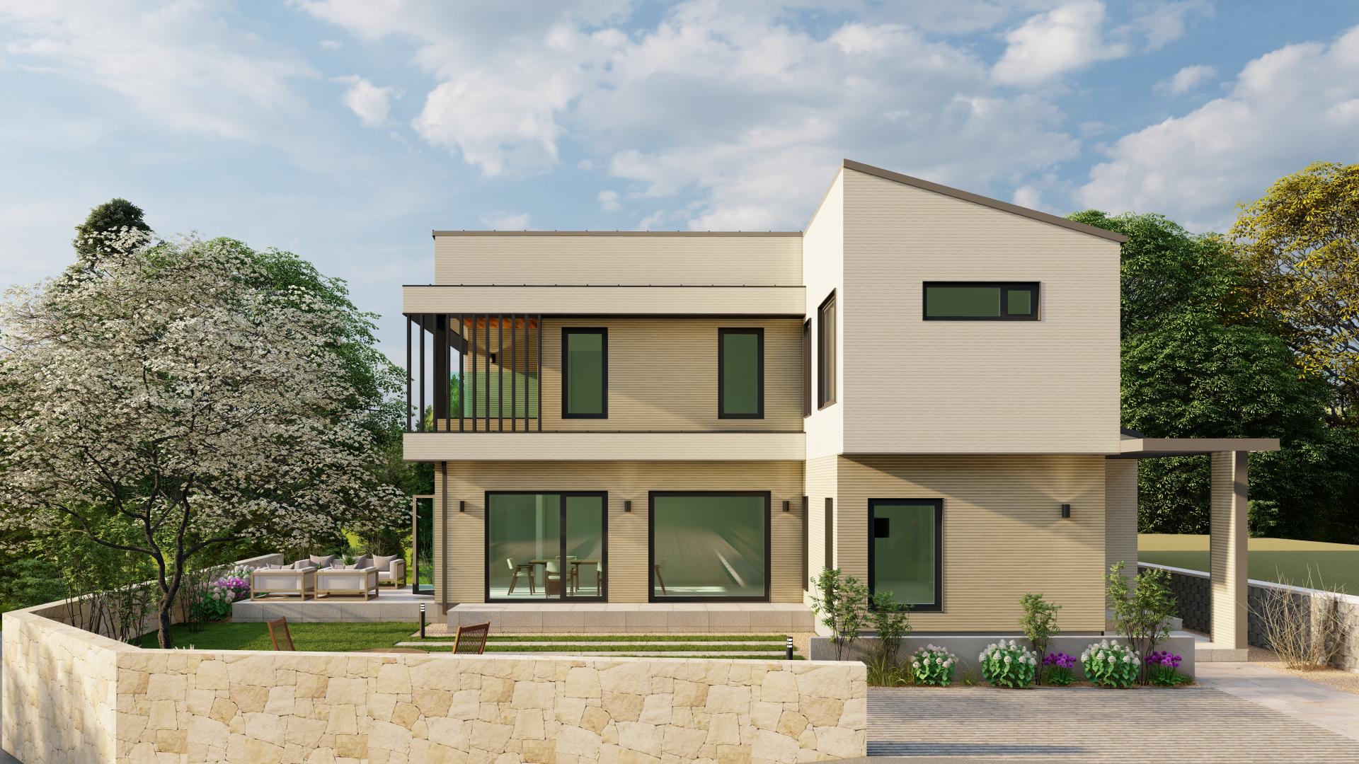 RA021 경량목구조 전원주택 이미지 2