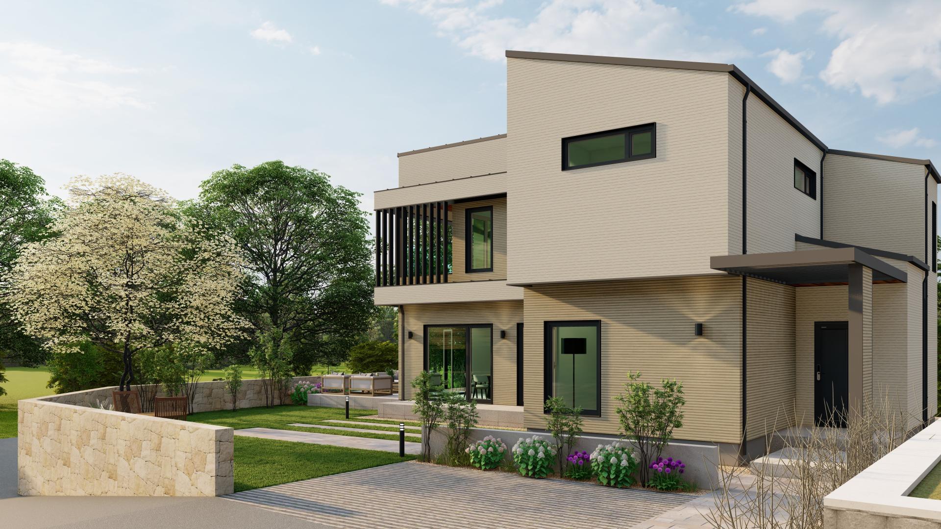 RA021 경량목구조 전원주택 이미지 3