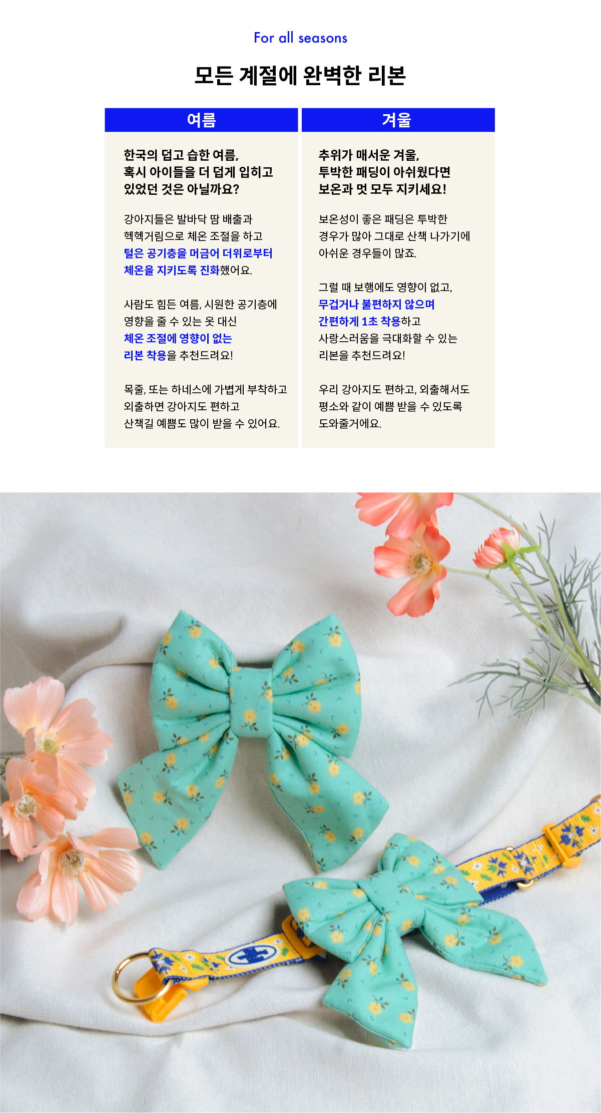 Mint Floral Ribbon
