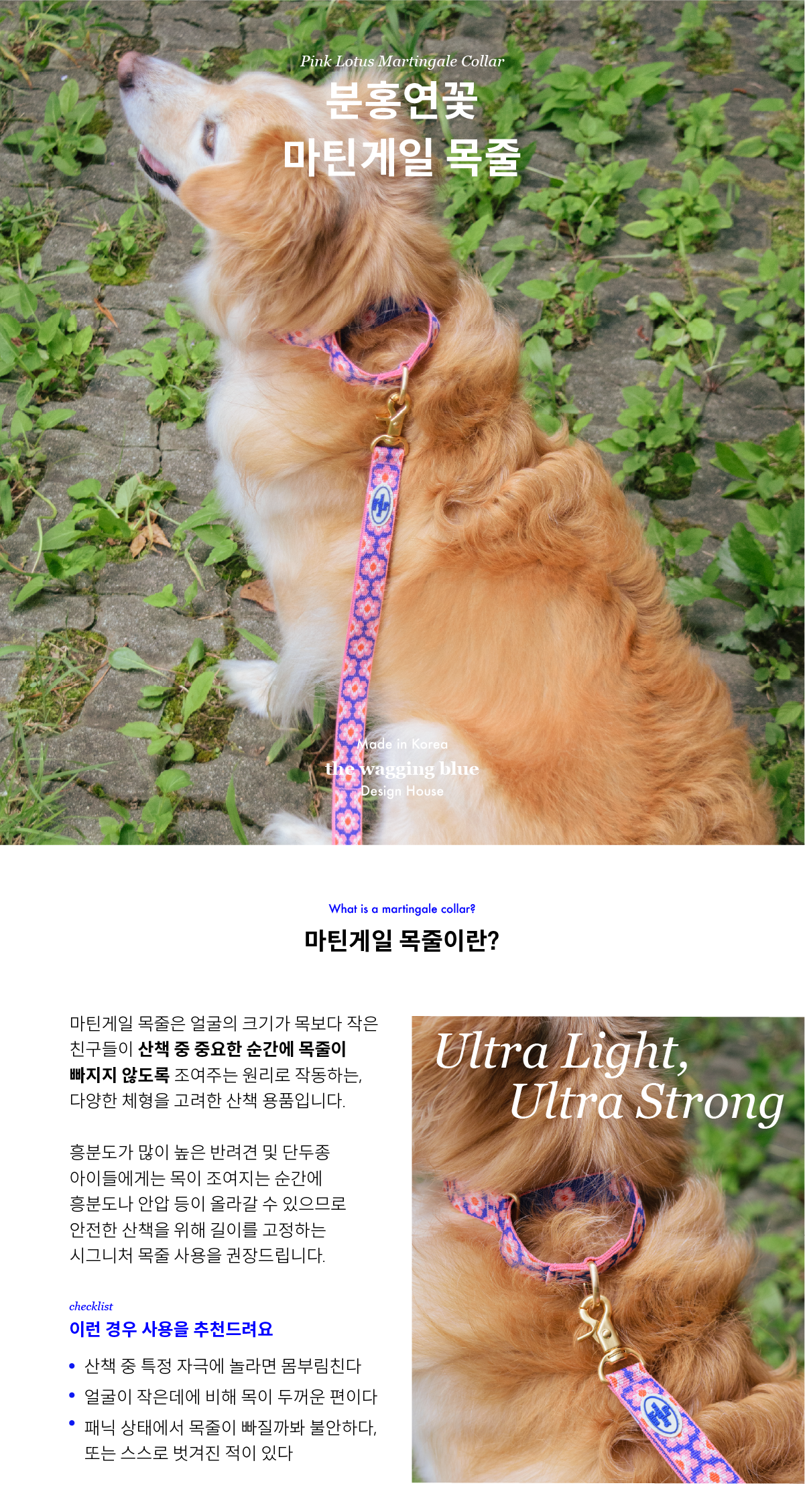 Pink Lotus Martingale Collar