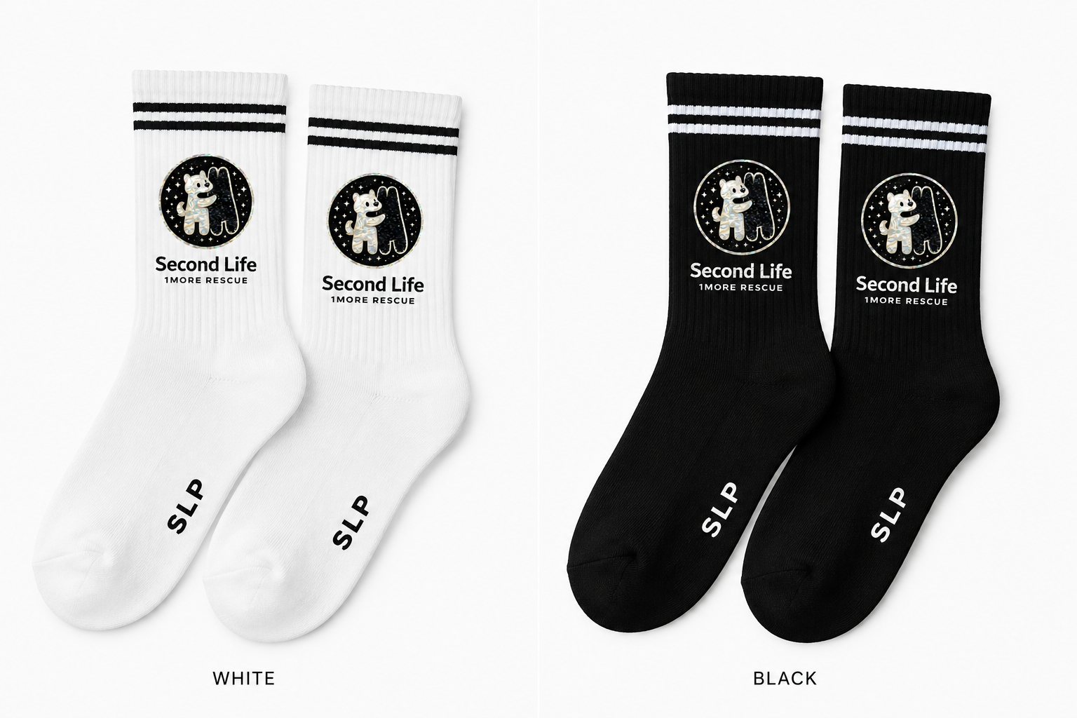 Second Life Signature Crew Socks
