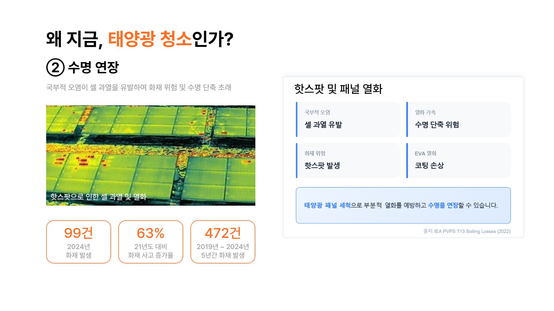 [태양광 모듈 청소] 노지 태양광 청소
