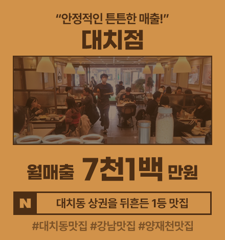 대치점 매출