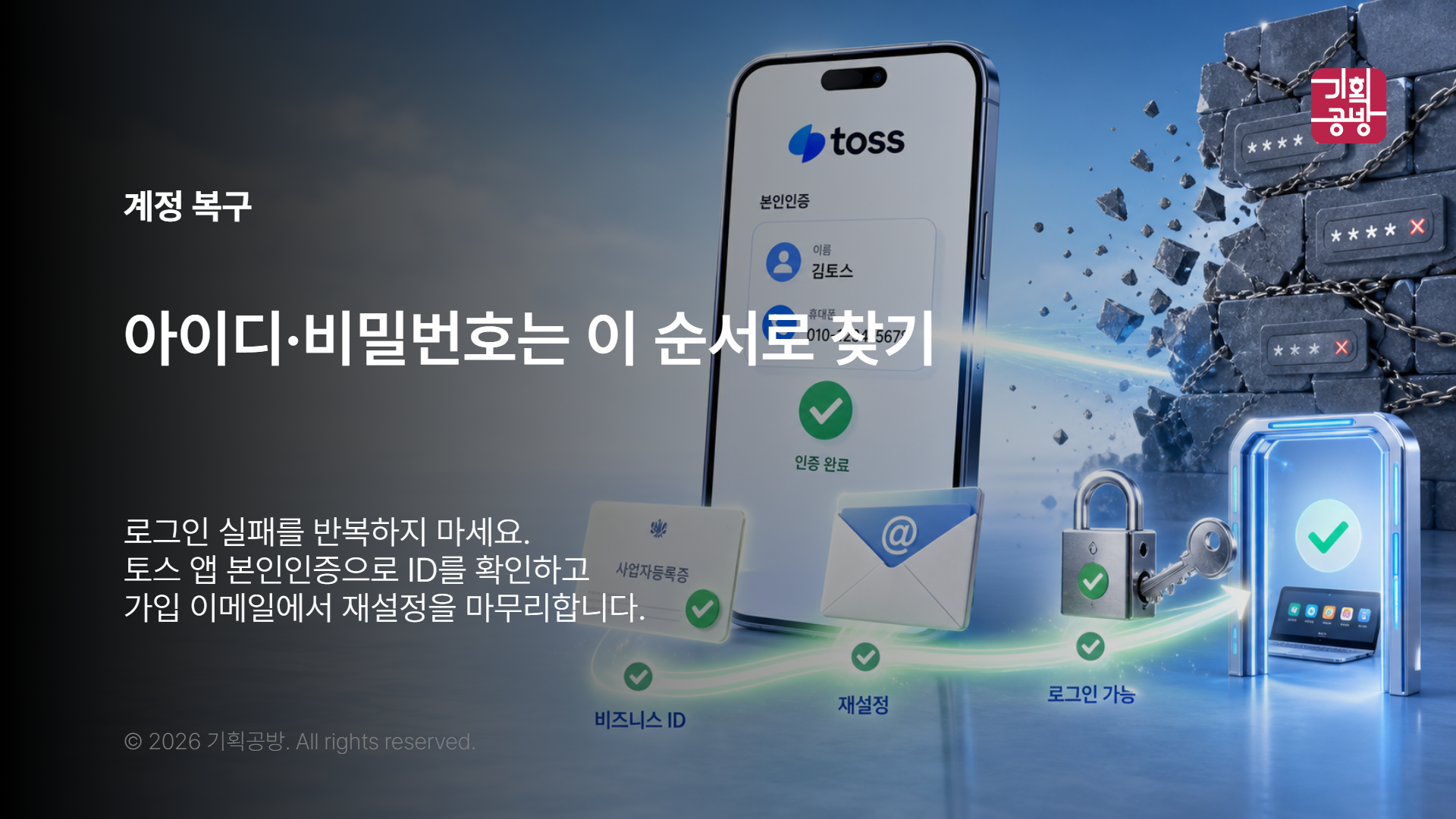 토스 앱에서 계정 본인인증을 진행하는 모습