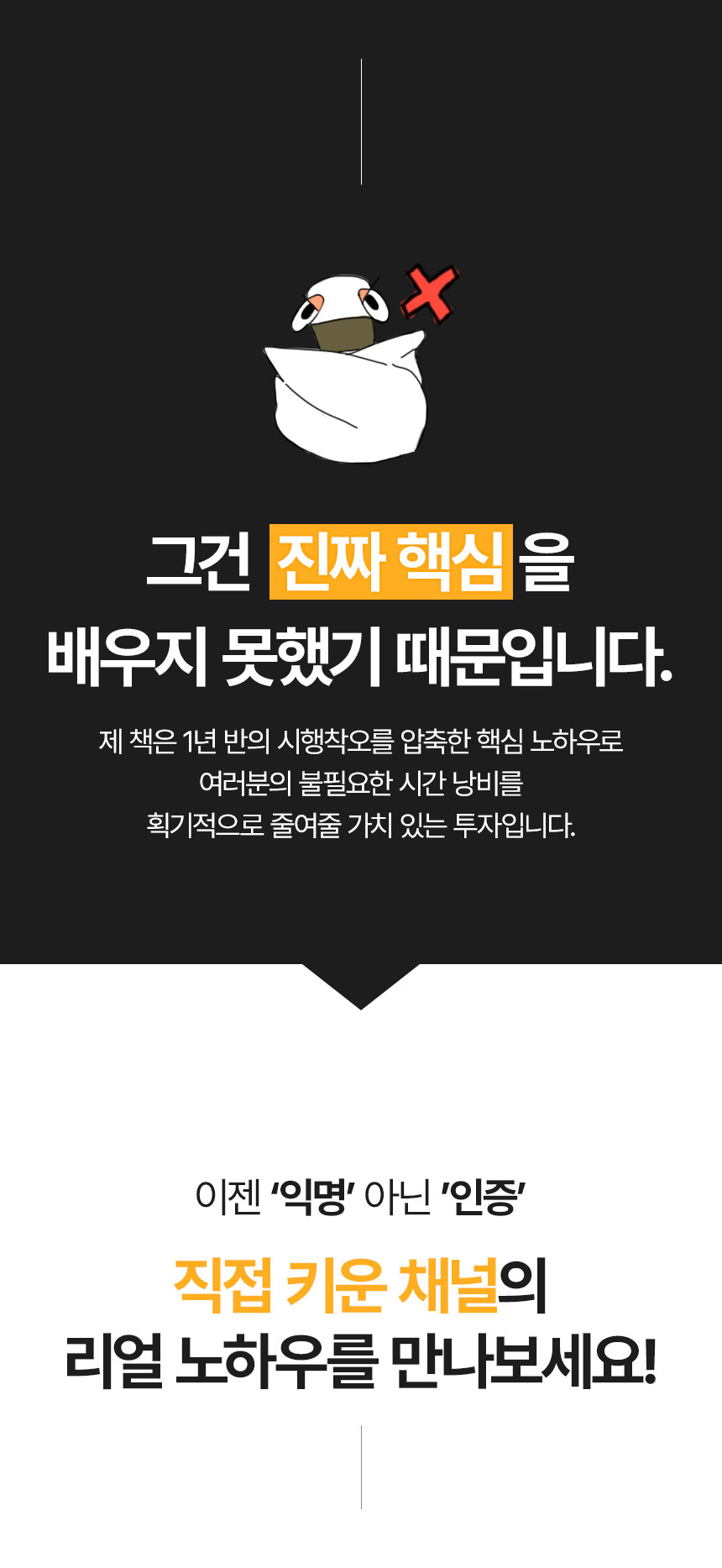 전자책을 쓰고 싶지만 무엇을 판매해야 할지 모르는 상황을 캐릭터와 문장으로 정리한 콘텐츠