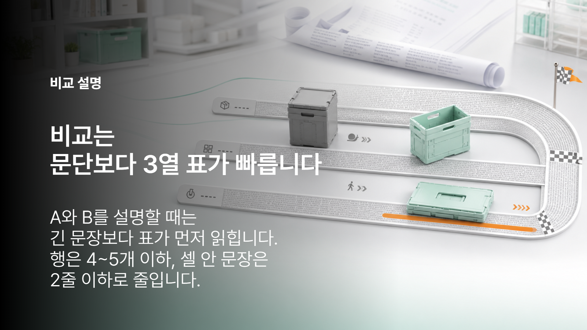 3열 비교표 예시
