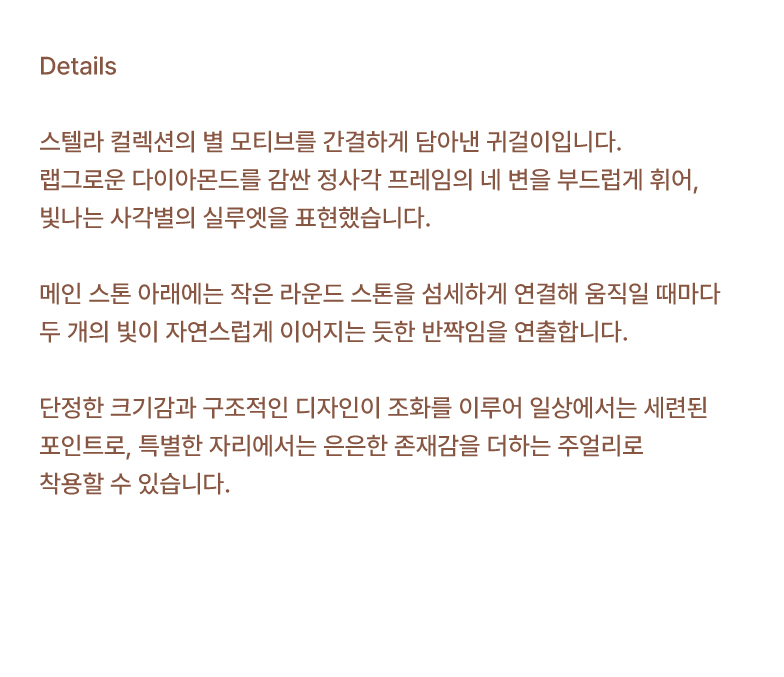스텔라 귀걸이