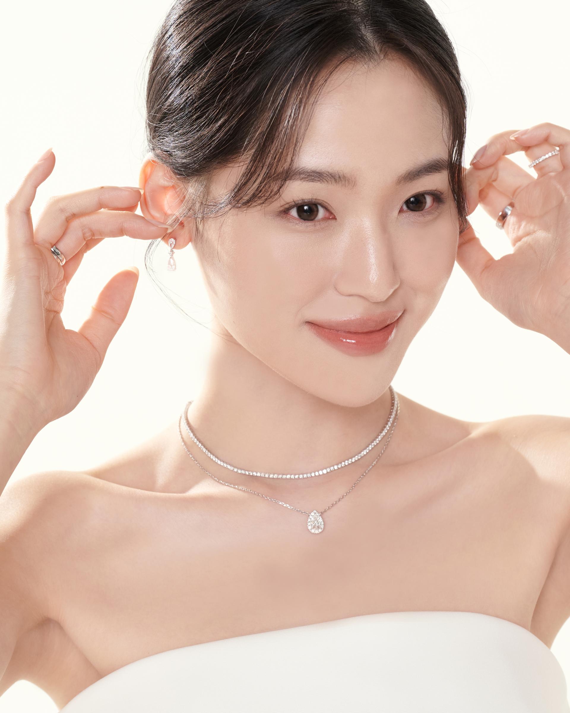 싱글 헤일로 페어컷 목걸이
