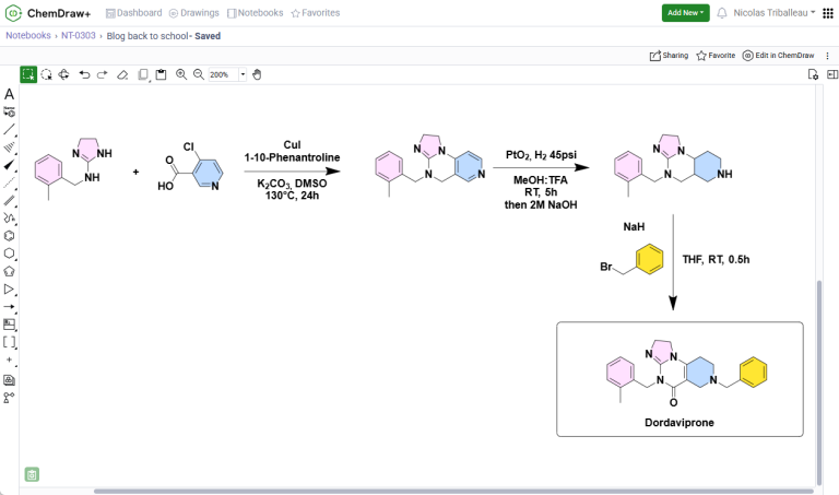 ChemDraw+ 무한 캔버스