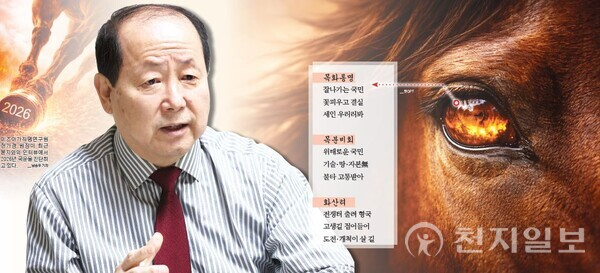 ​미즈아가작명연구원 한가경 원장이 천지일보와의 인터뷰에서 병오년 국운을 예측하고 있다. ⓒ천지일보 2026.01.01.미즈아가작명연구원 한가경 원장. ⓒ천지일보 2026.01.01.