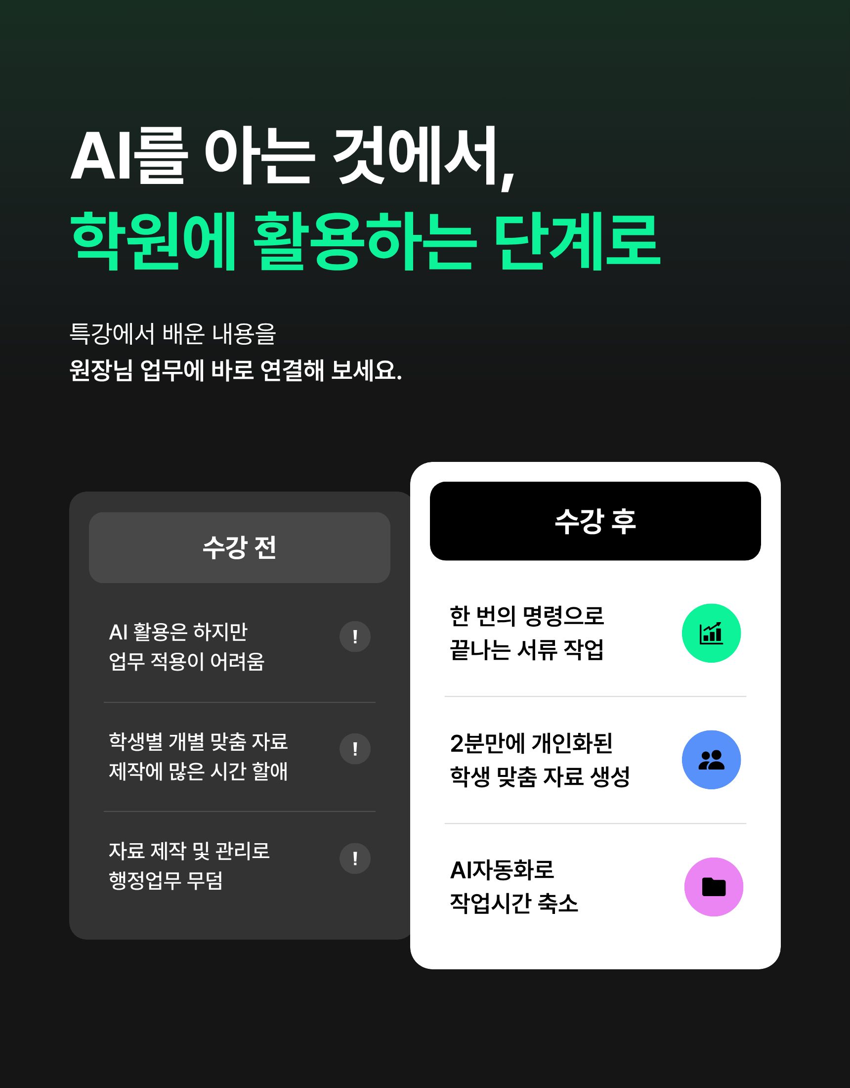 [학원장을 위한 실무특강] 똑똑한 AI 클로드 학원 업무에 활용하기