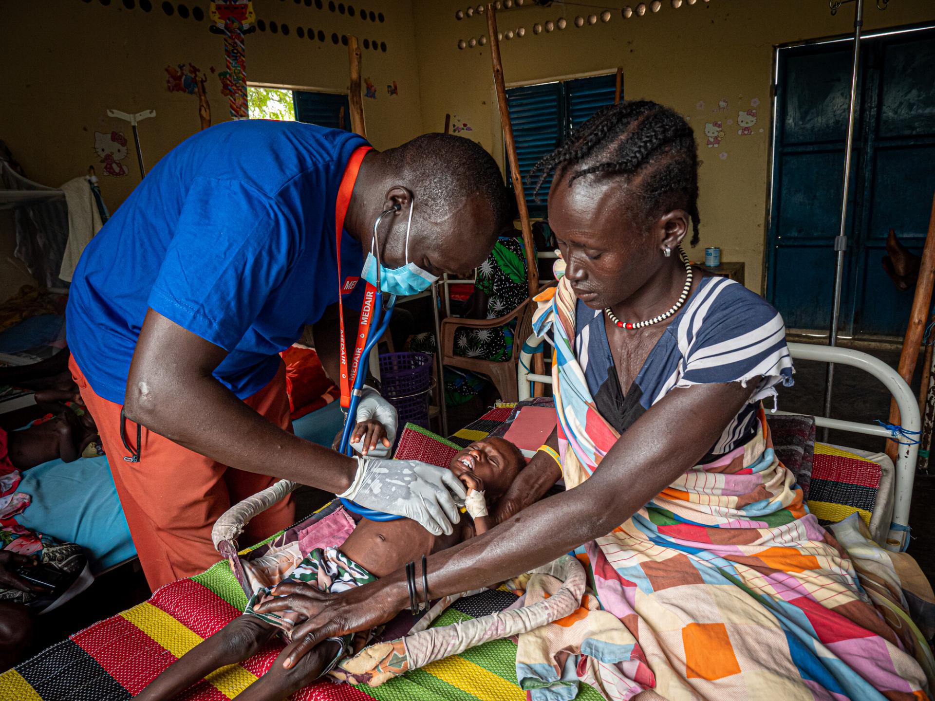 메데어남수단 기아 문제 해결