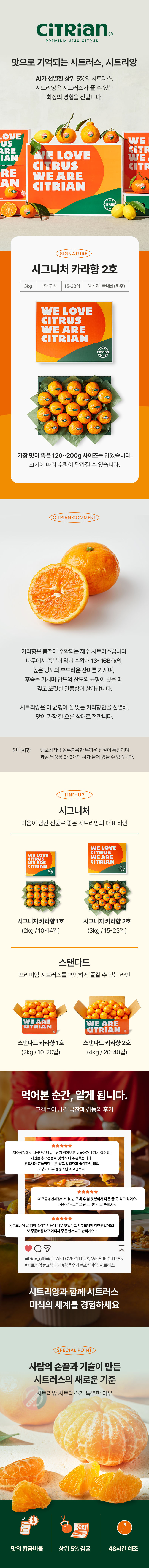 시그니처 카라향 2호 (3kg / 15~23입)