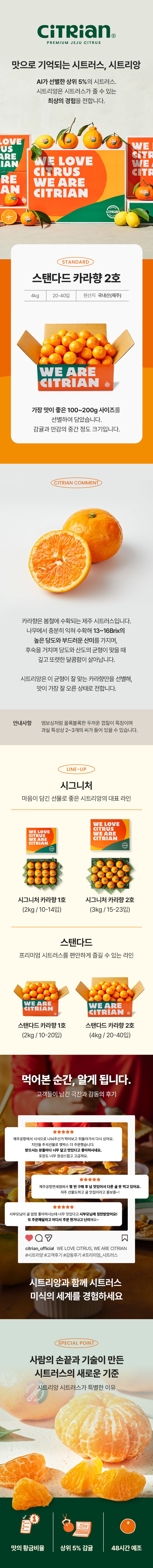 스탠다드 카라향 2호 (4kg)