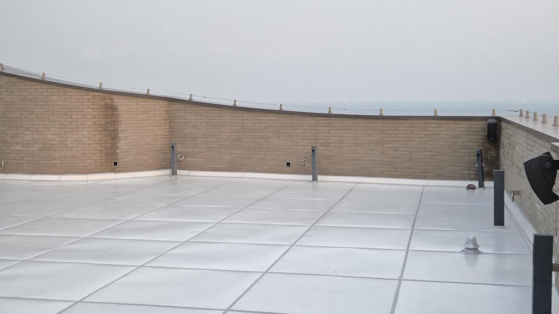 부산 해운대 H사 빌딩 옥상방수 스틸방수 스테인리스옥상방수 스테인리스 스텐방수 시공현장 (주)연합스틸 보강형 시공후