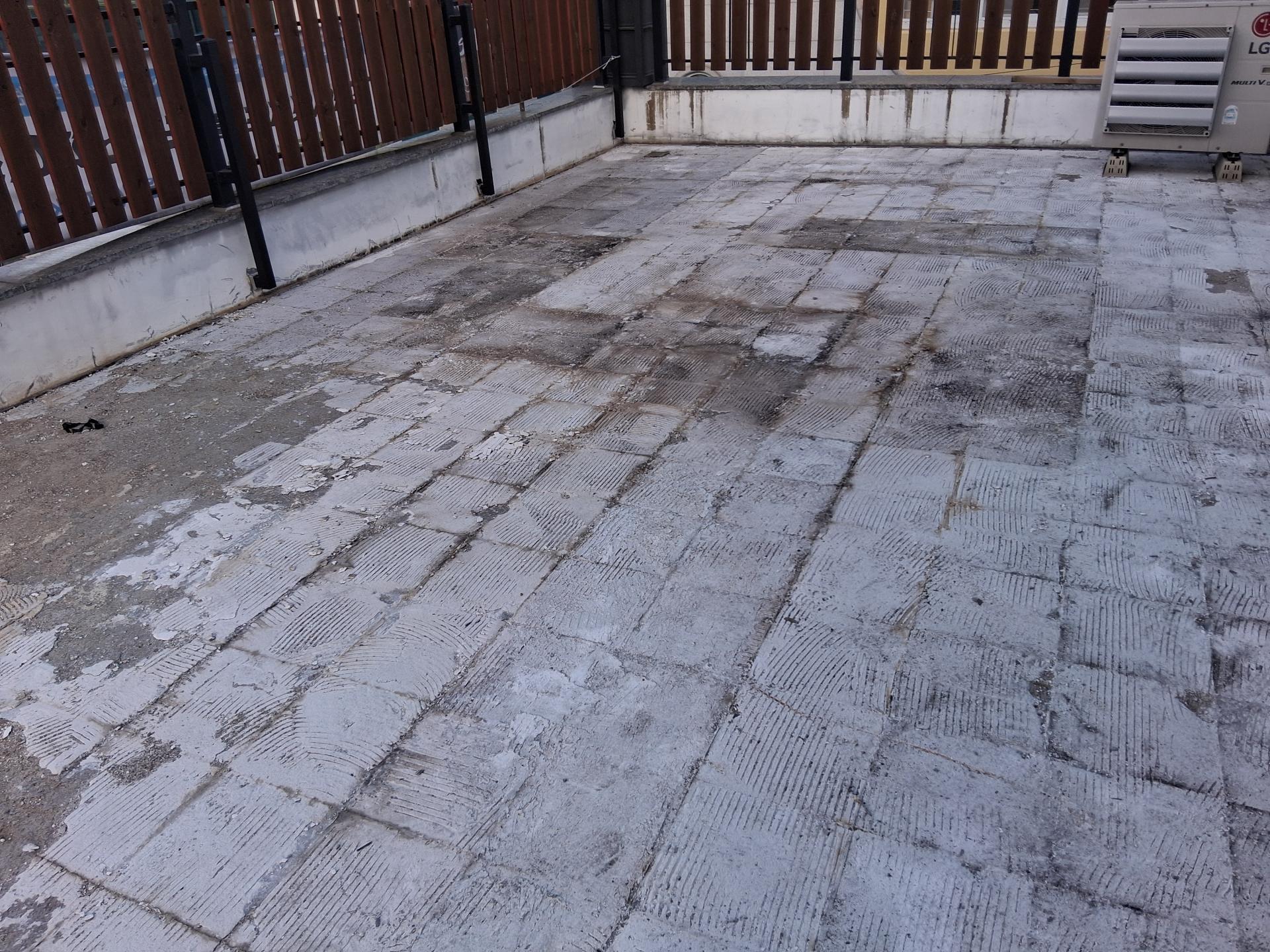 광양 중동 펜션 연합스틸 스테인리스방수 스테인리스 옥상스틸방수 시공현장 실링형 시공전