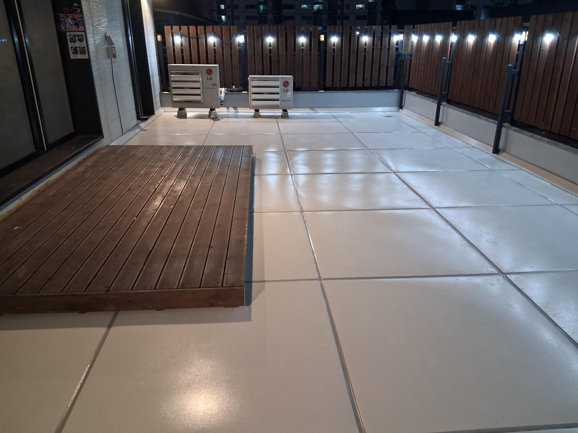 광양 중동 펜션 연합스틸 스테인리스방수 스테인리스 옥상스틸방수 시공현장 실링형 시공후