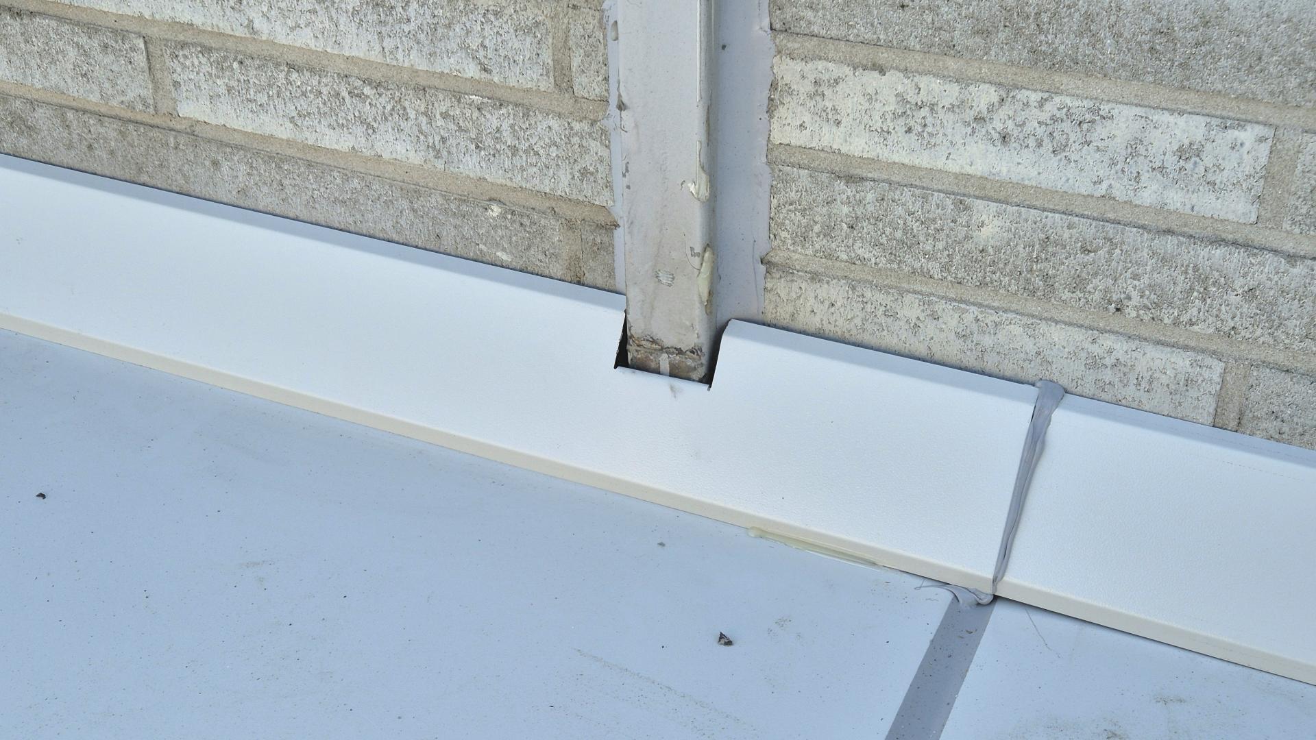 부산 해운대 H사 빌딩 옥상방수 스틸방수 스테인리스옥상방수 스테인리스 스텐방수 시공현장 (주)연합스틸 보강형 시공후