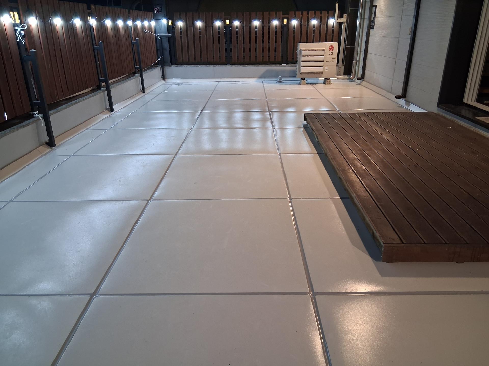 광양 중동 펜션 연합스틸 스테인리스방수 스테인리스 옥상스틸방수 시공현장 실링형 시공후