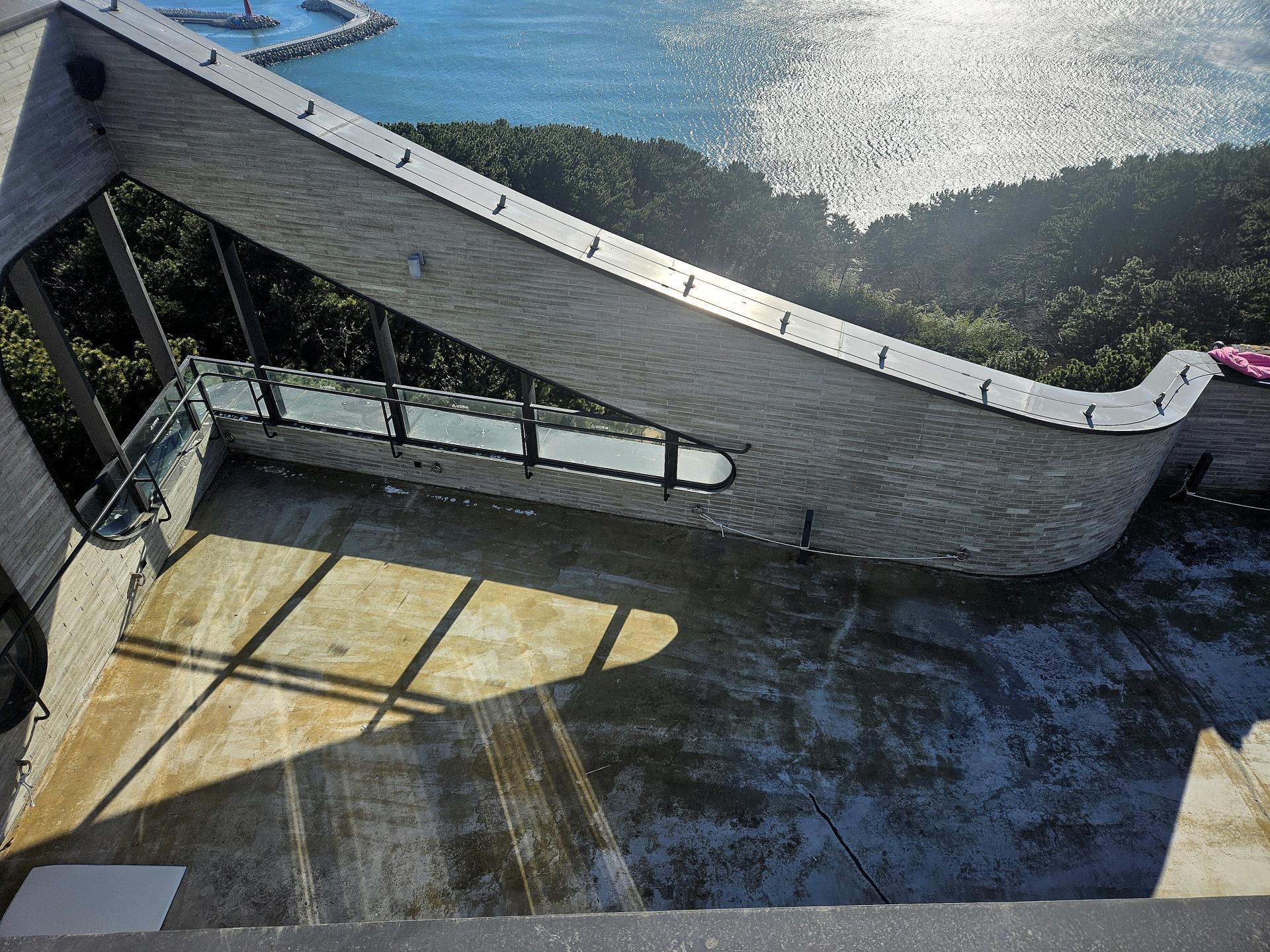 부산 해운대 H사 빌딩 옥상방수 스틸방수 스테인리스옥상방수 스테인리스 스텐방수 시공현장 (주)연합스틸 보강형 시공전