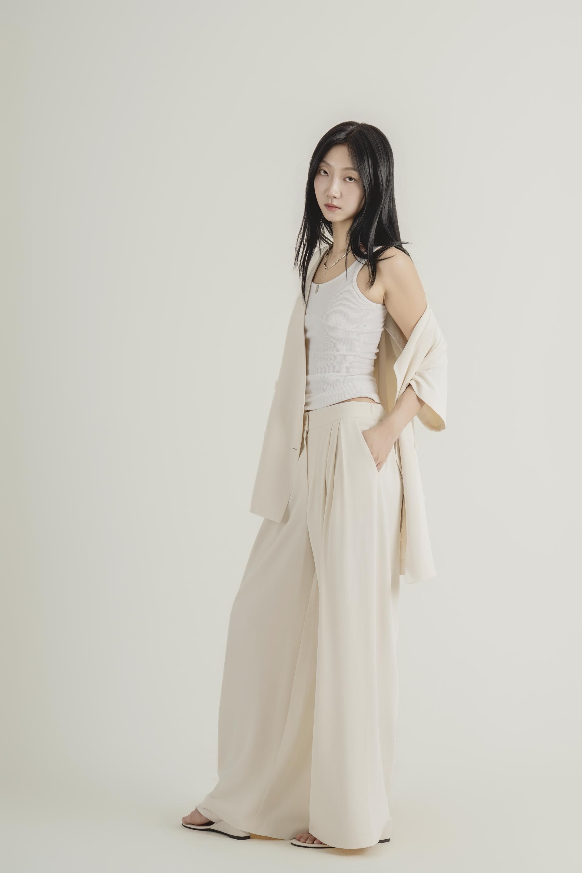 노카라 더블 와이드 팬츠 셋업