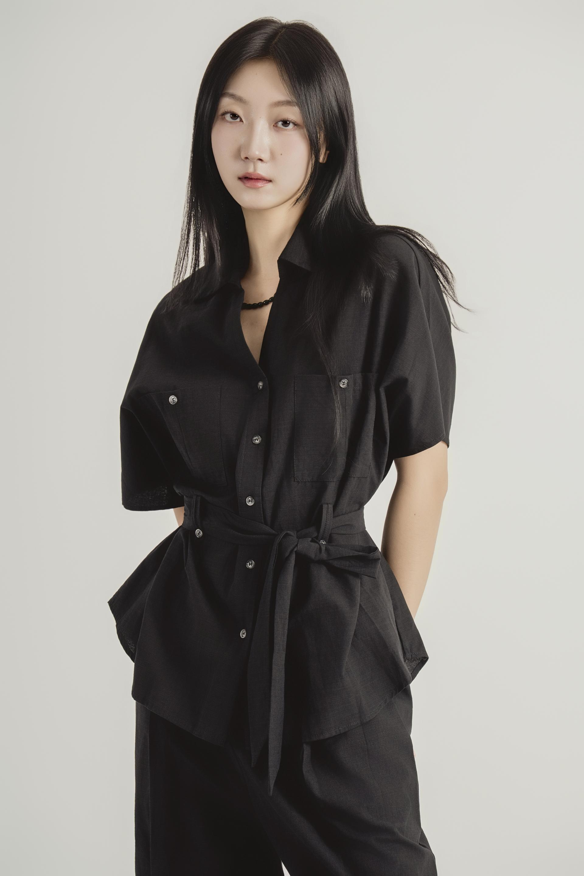 린넨 스트랩 셔츠 와이드 팬츠 셋업