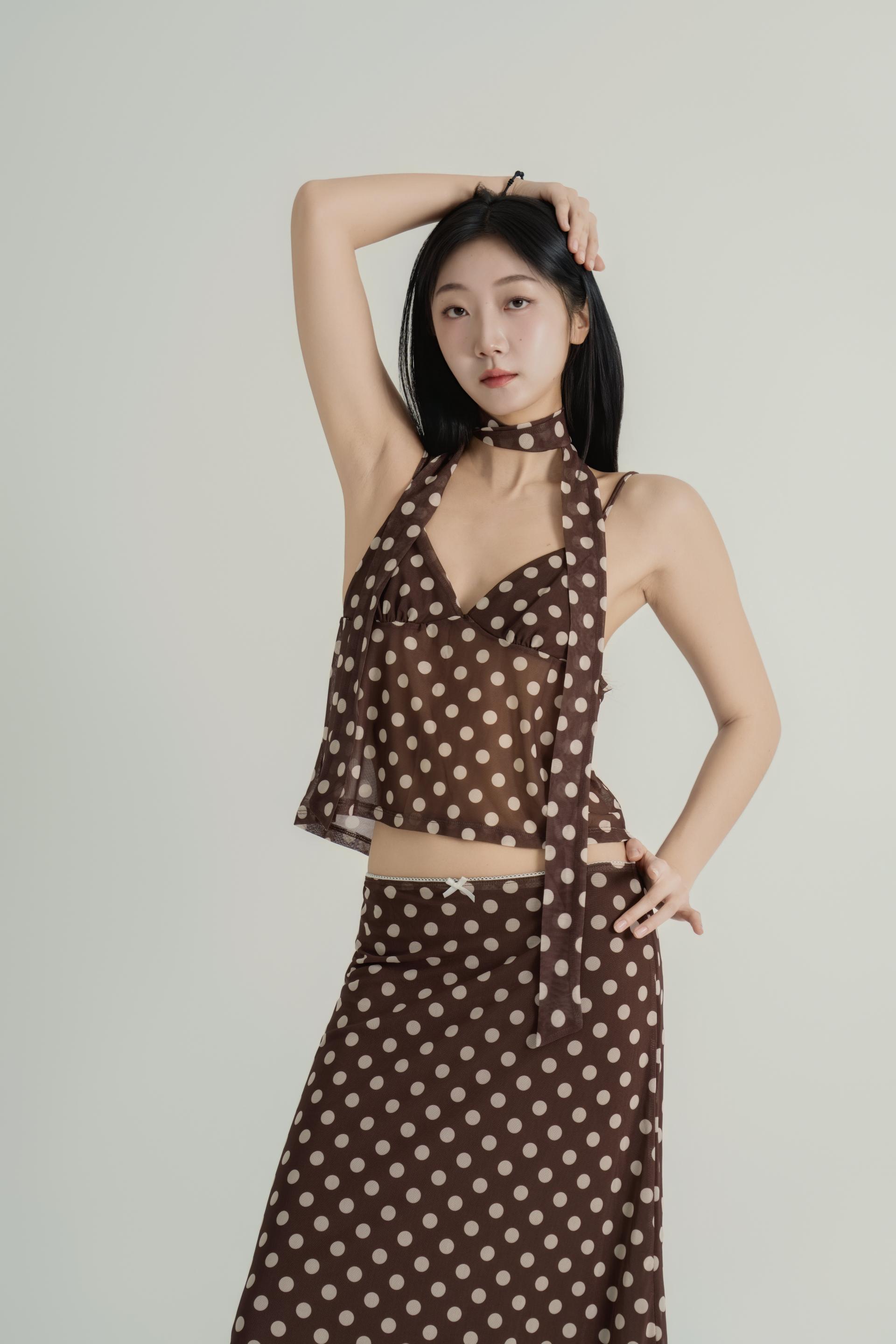 도트스카프 시어 셋업