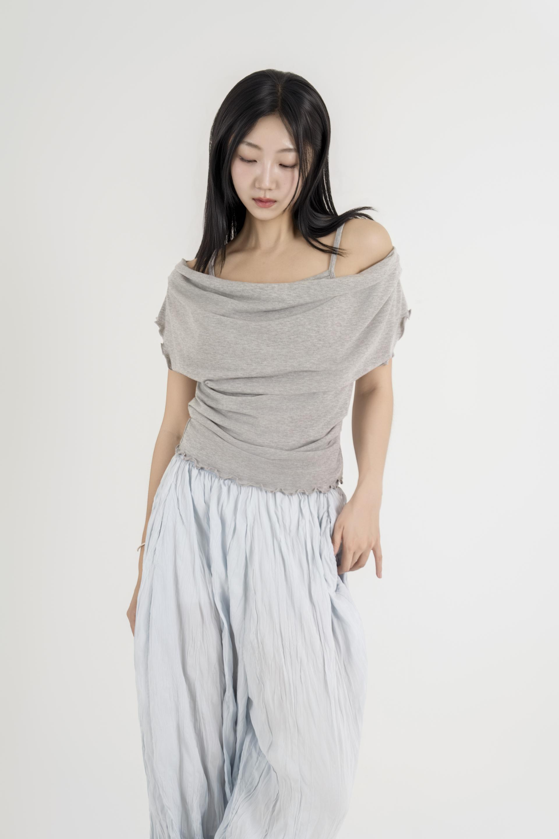 텍스처 볼륨 하렘 팬츠
