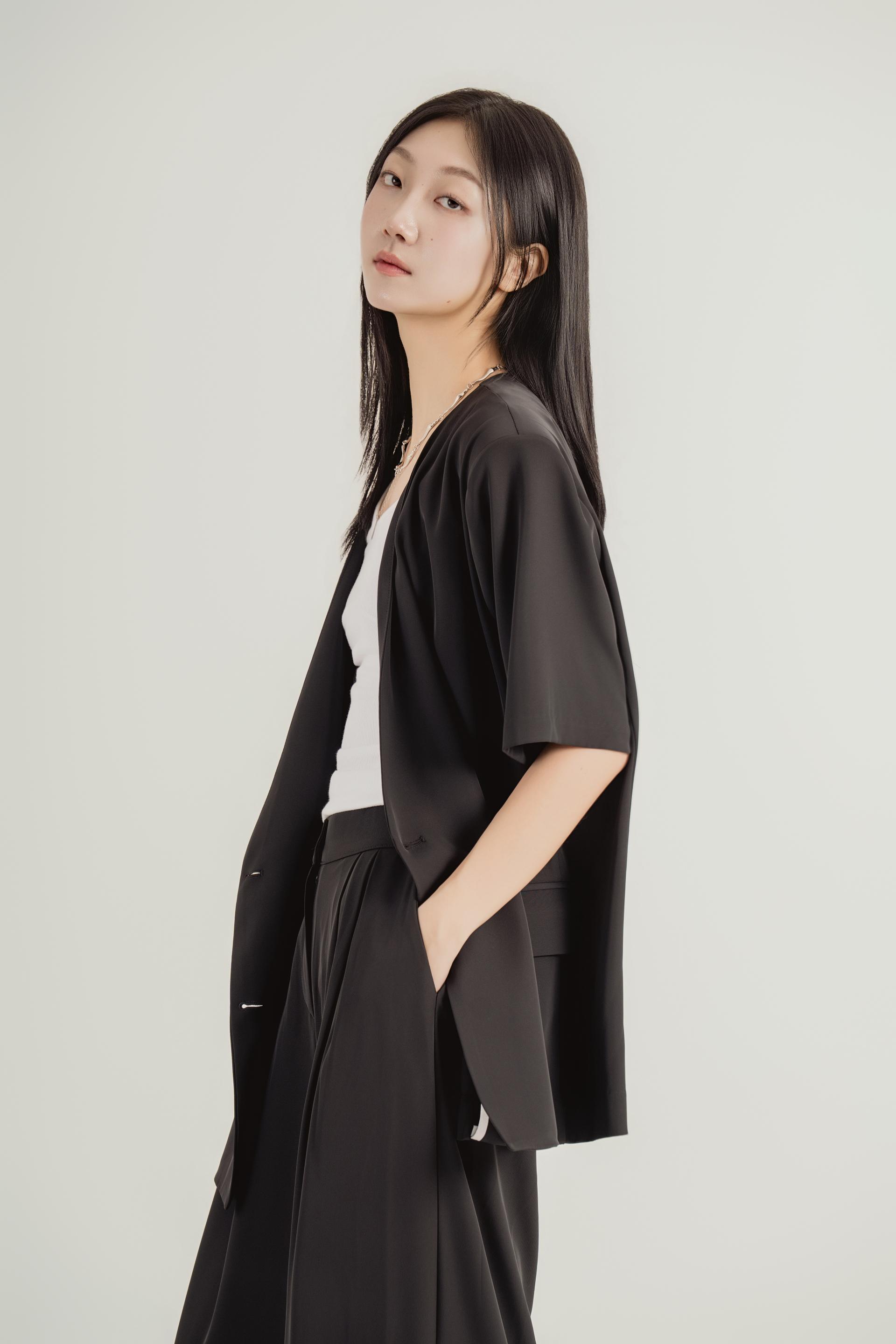 노카라 더블 와이드 팬츠 셋업