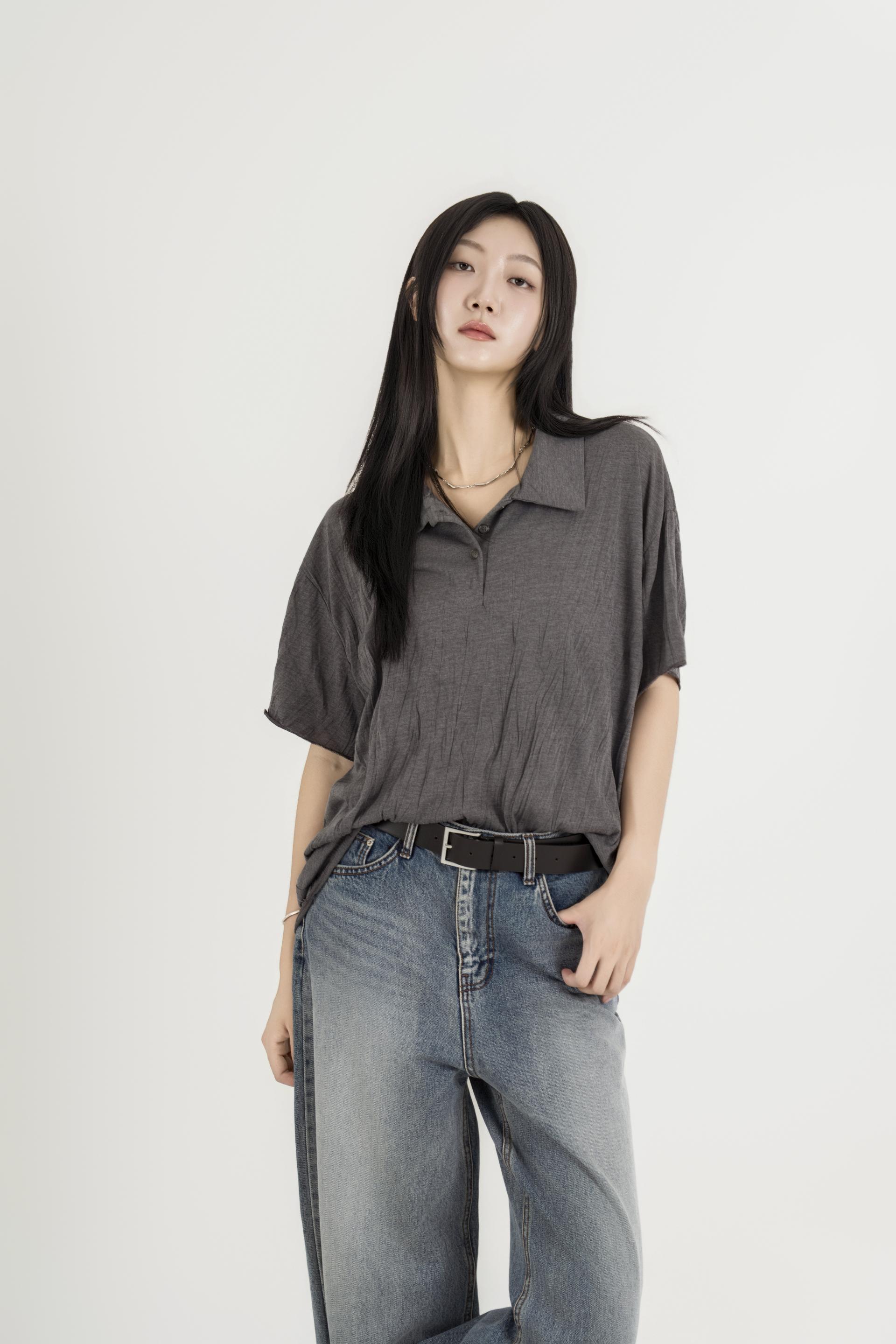 드라이 크링클 카라 탑