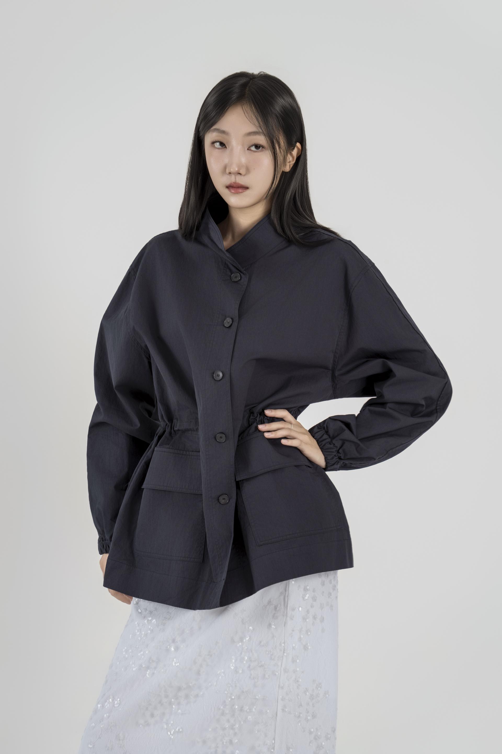 웨이스트 셔링 아웃포켓 필드 자켓