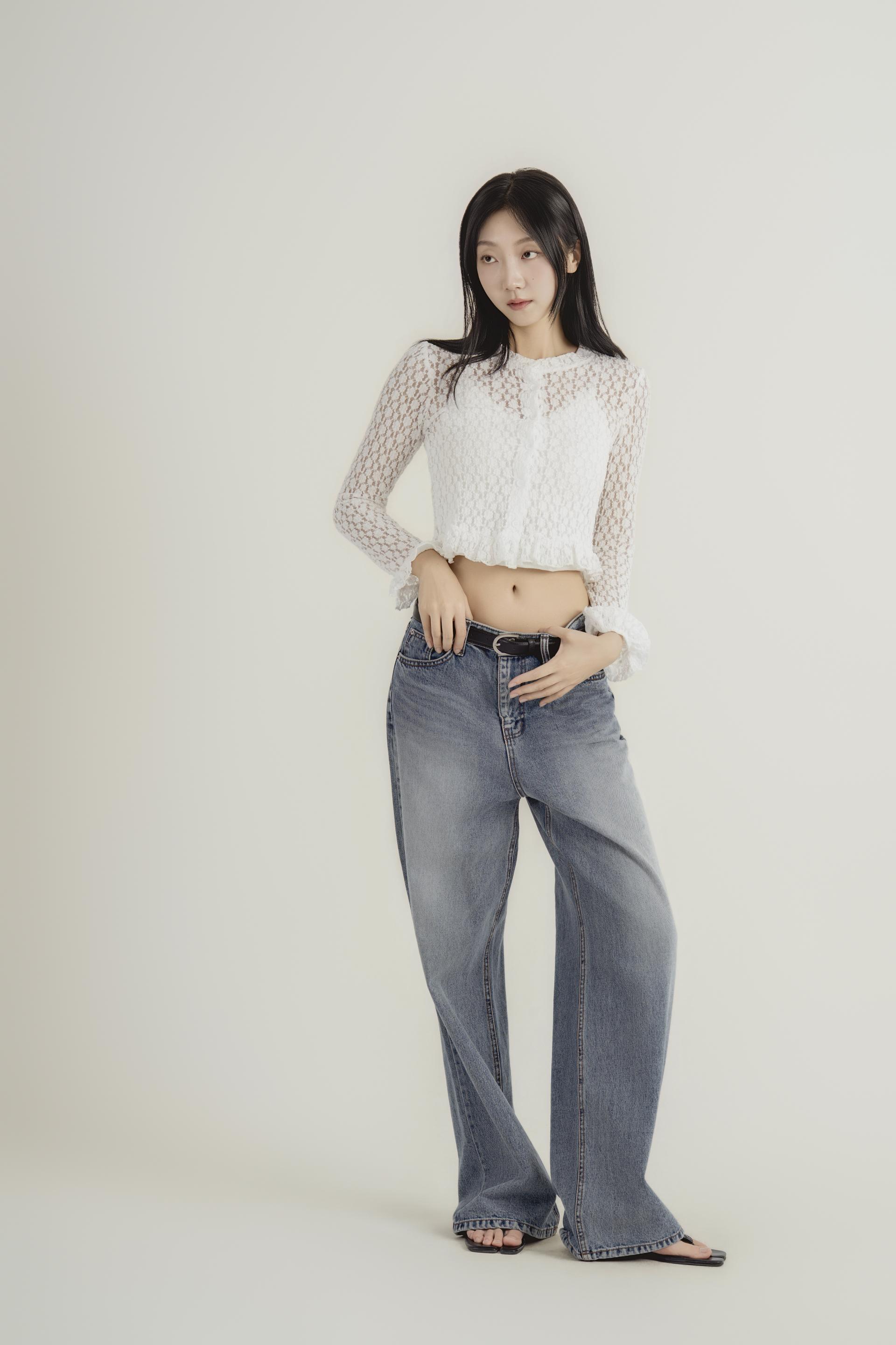 레이스 시어 크롭 가디건