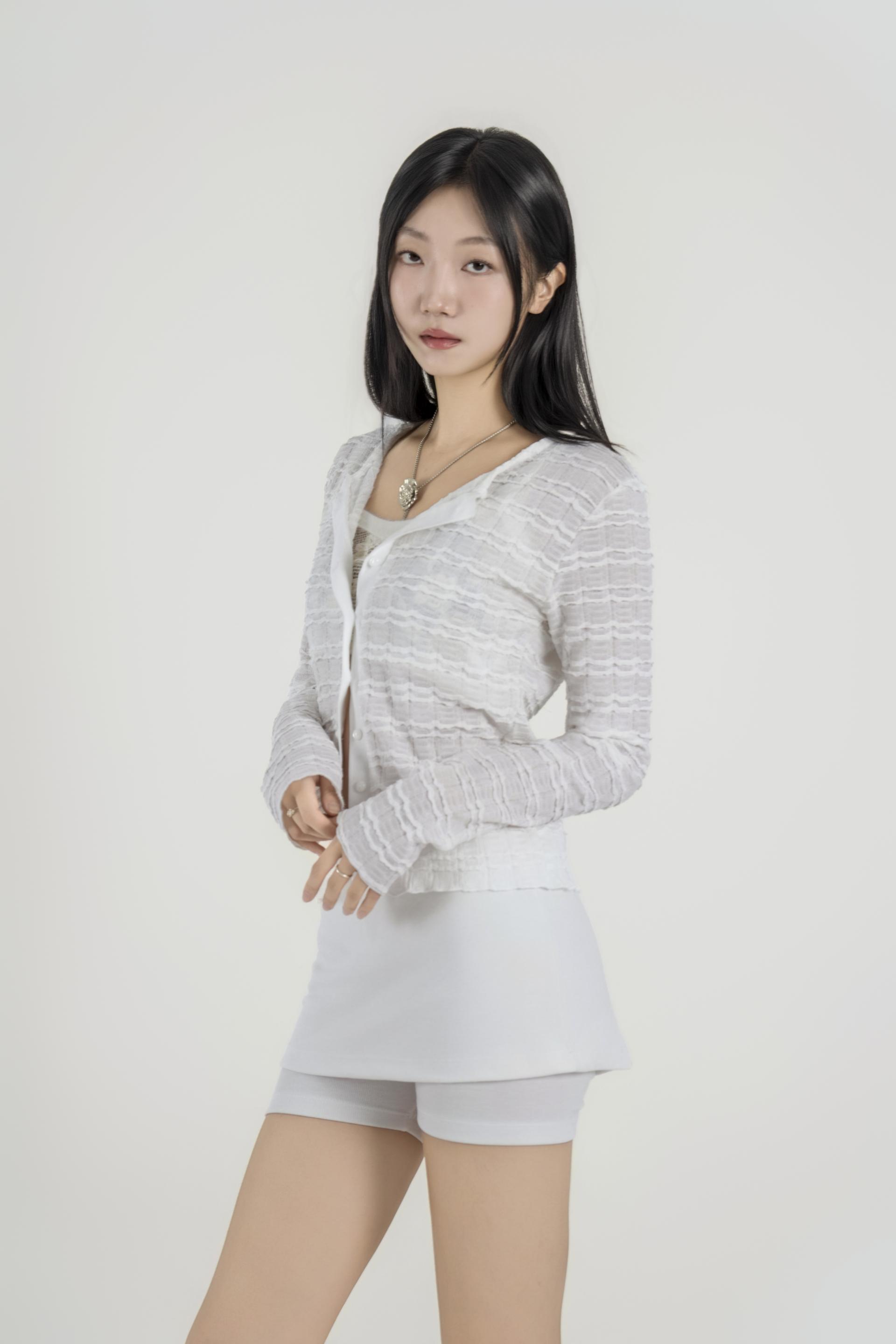 링클웨이브 시어 가디건