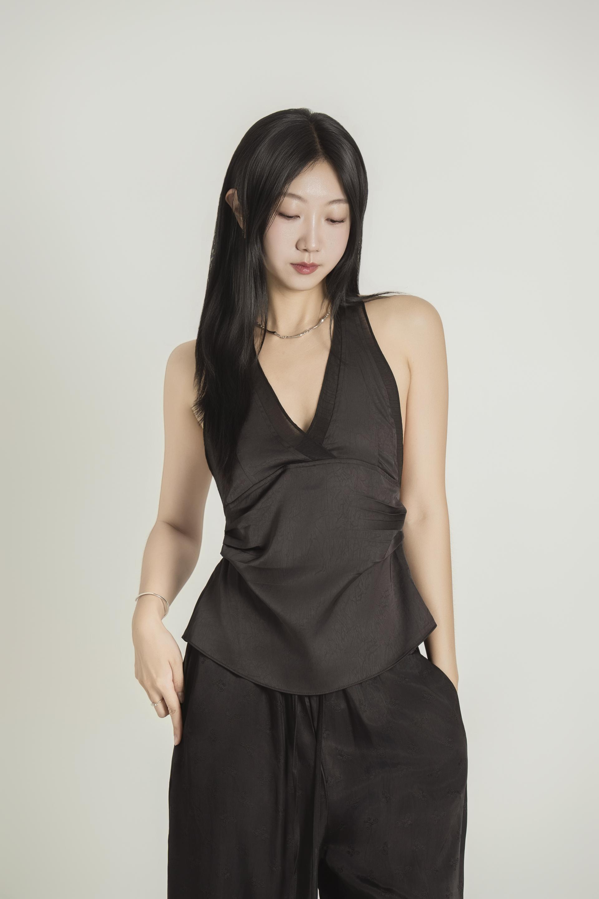 링 홀터 뷔스티에 탑