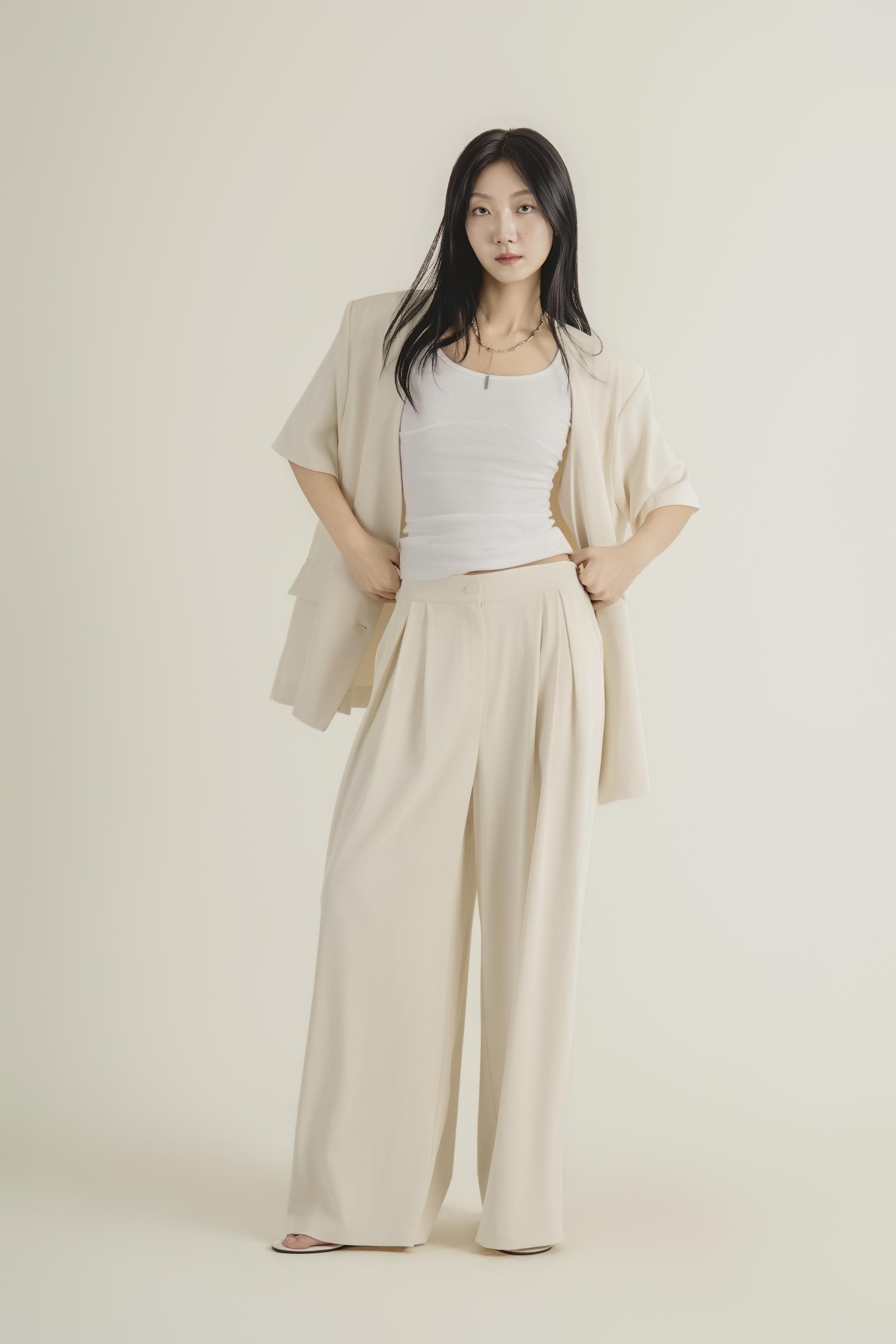 노카라 더블 와이드 팬츠 셋업