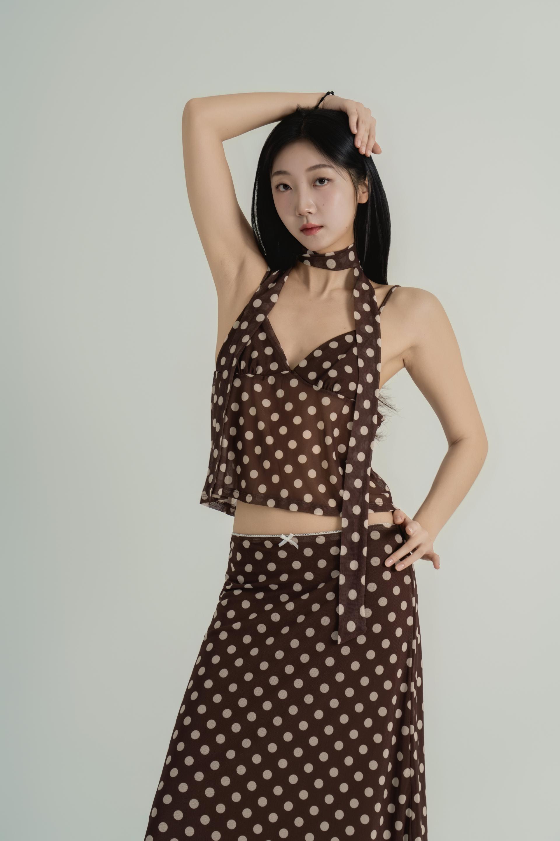 도트스카프 시어 셋업