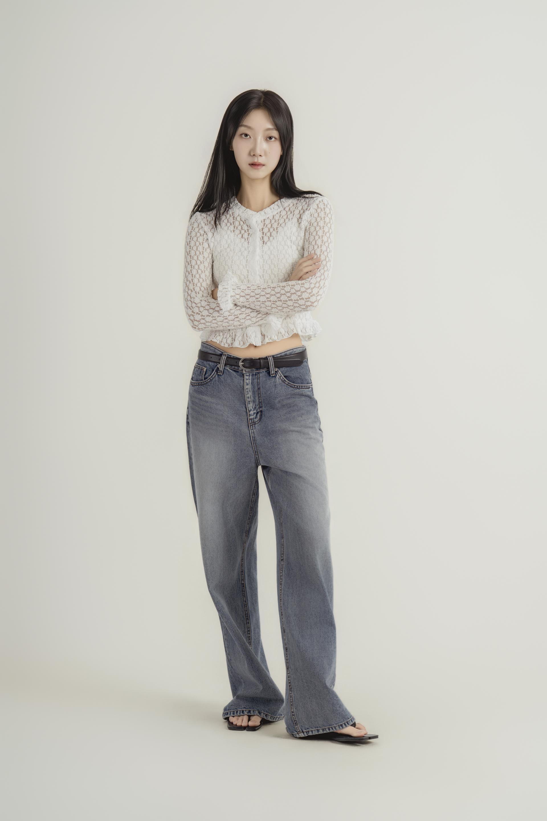 레이스 시어 크롭 가디건