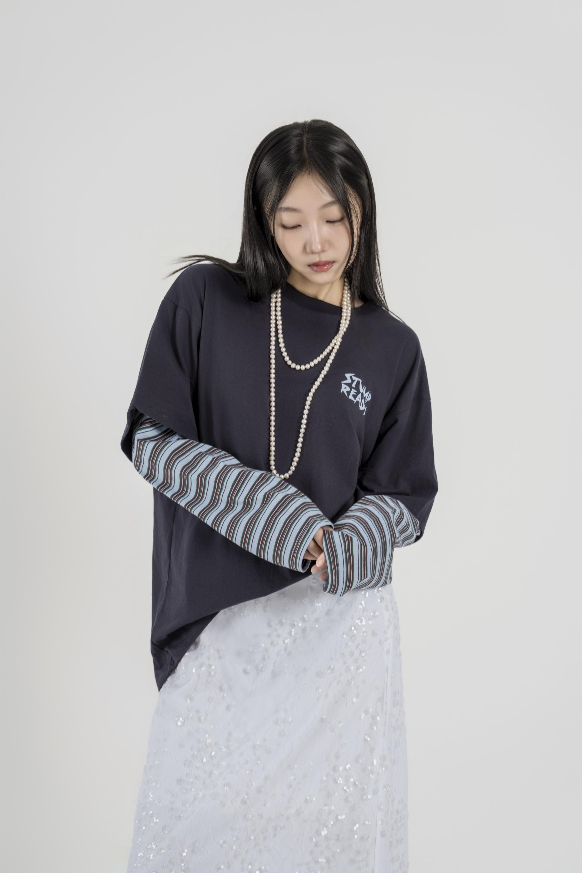스텀프 레이어드 티셔츠
