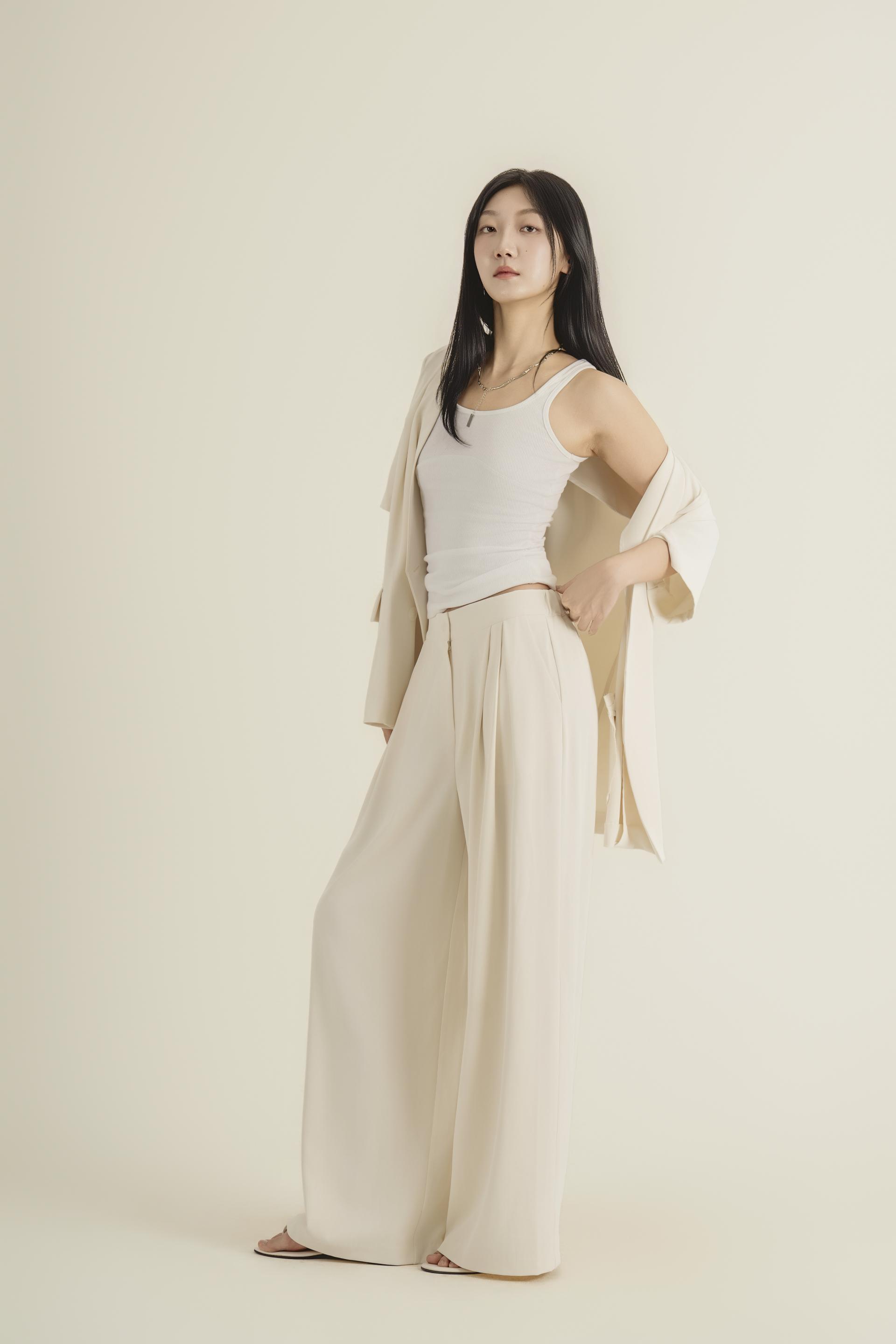 노카라 더블 와이드 팬츠 셋업