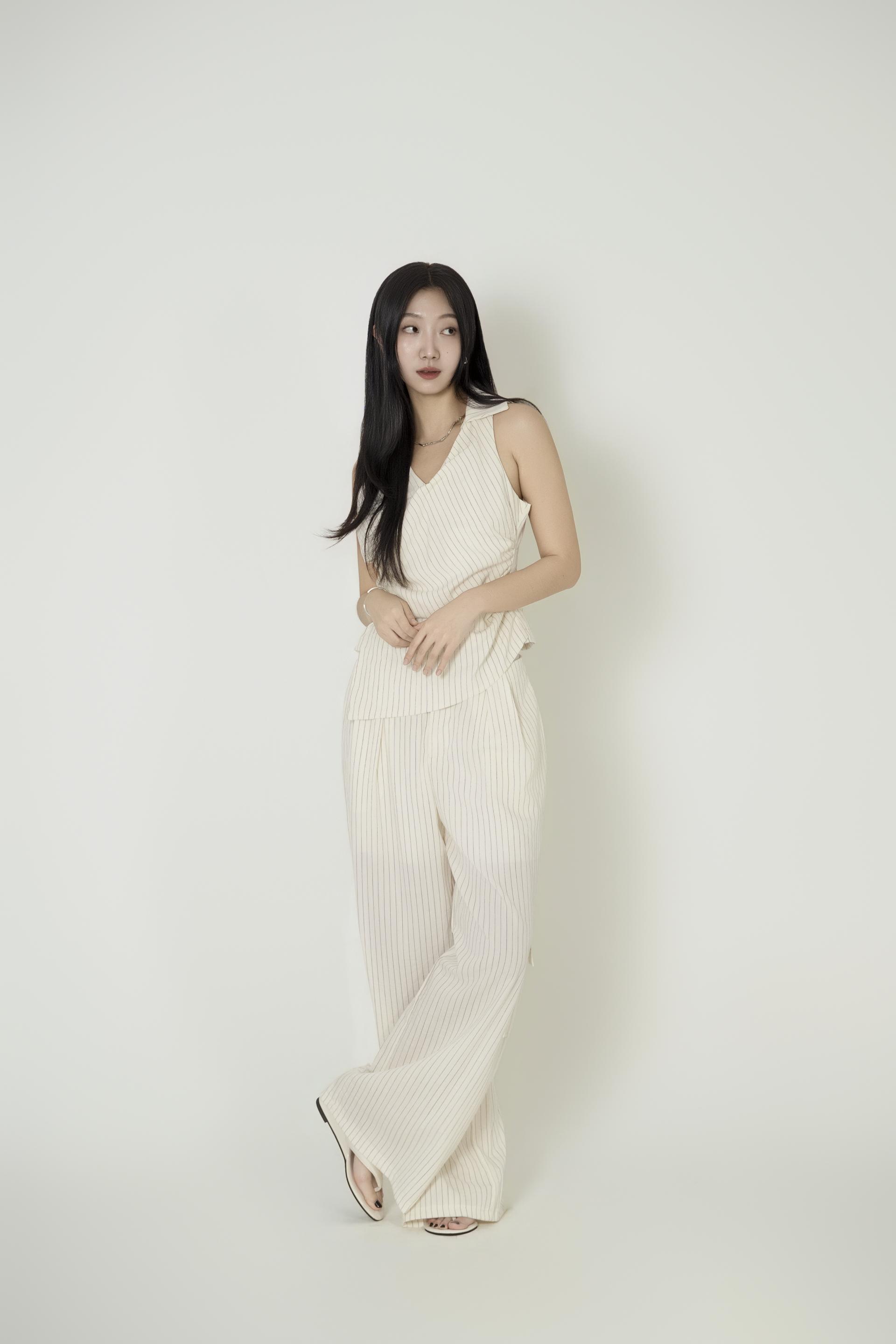 핀스트라이프 랩슬리브리스 셋업