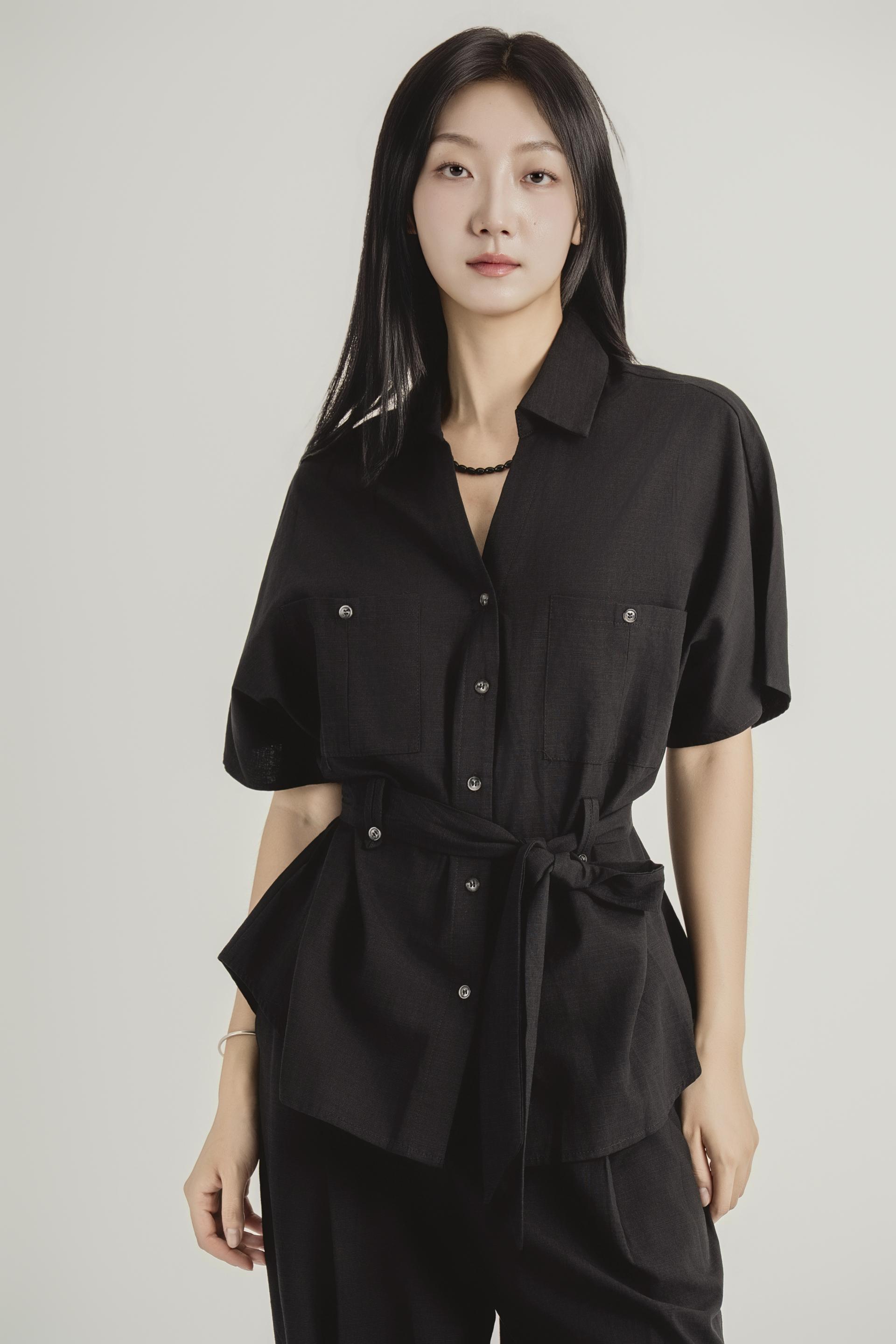 린넨 스트랩 셔츠 와이드 팬츠 셋업