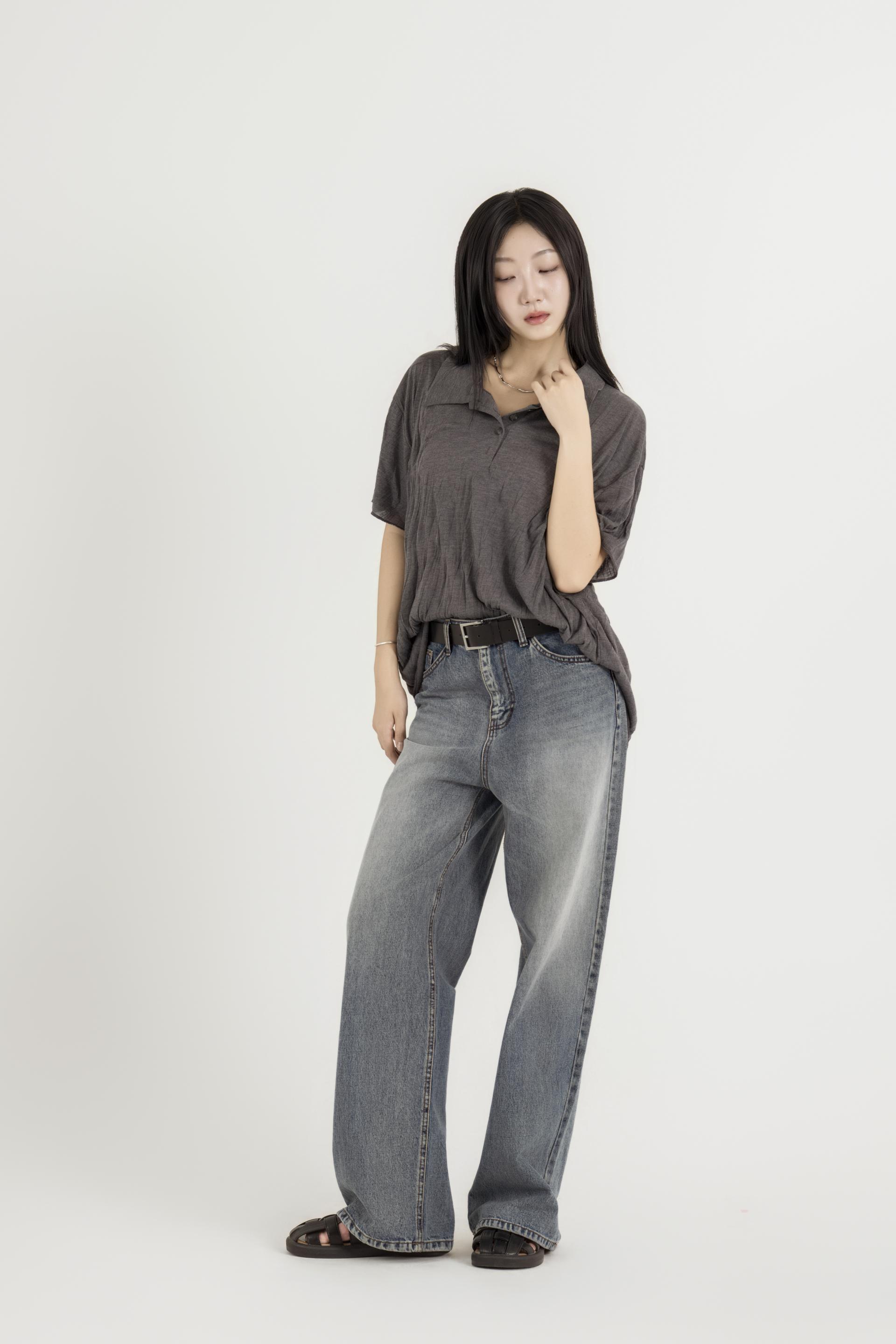 드라이 크링클 카라 탑