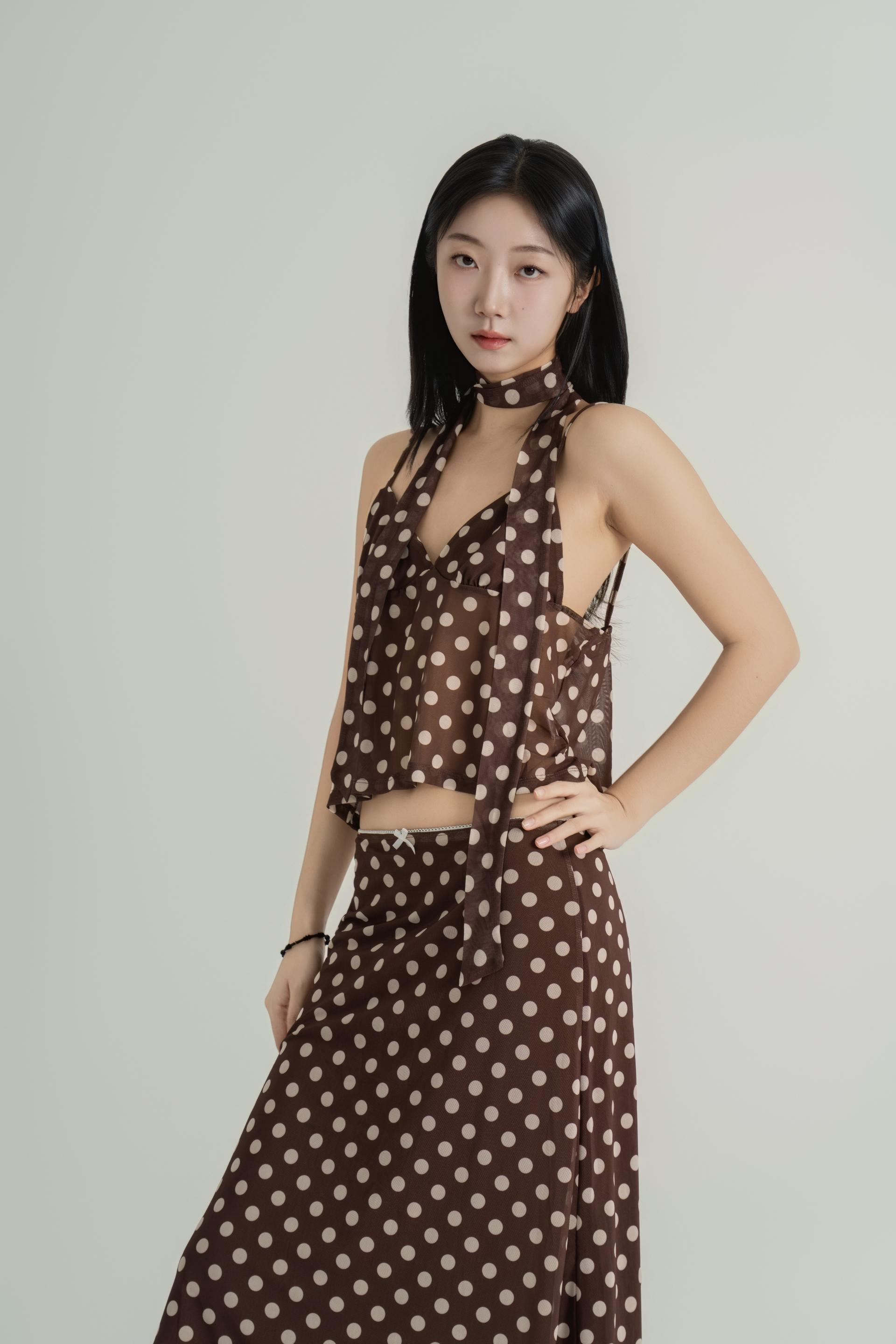 도트스카프 시어 셋업