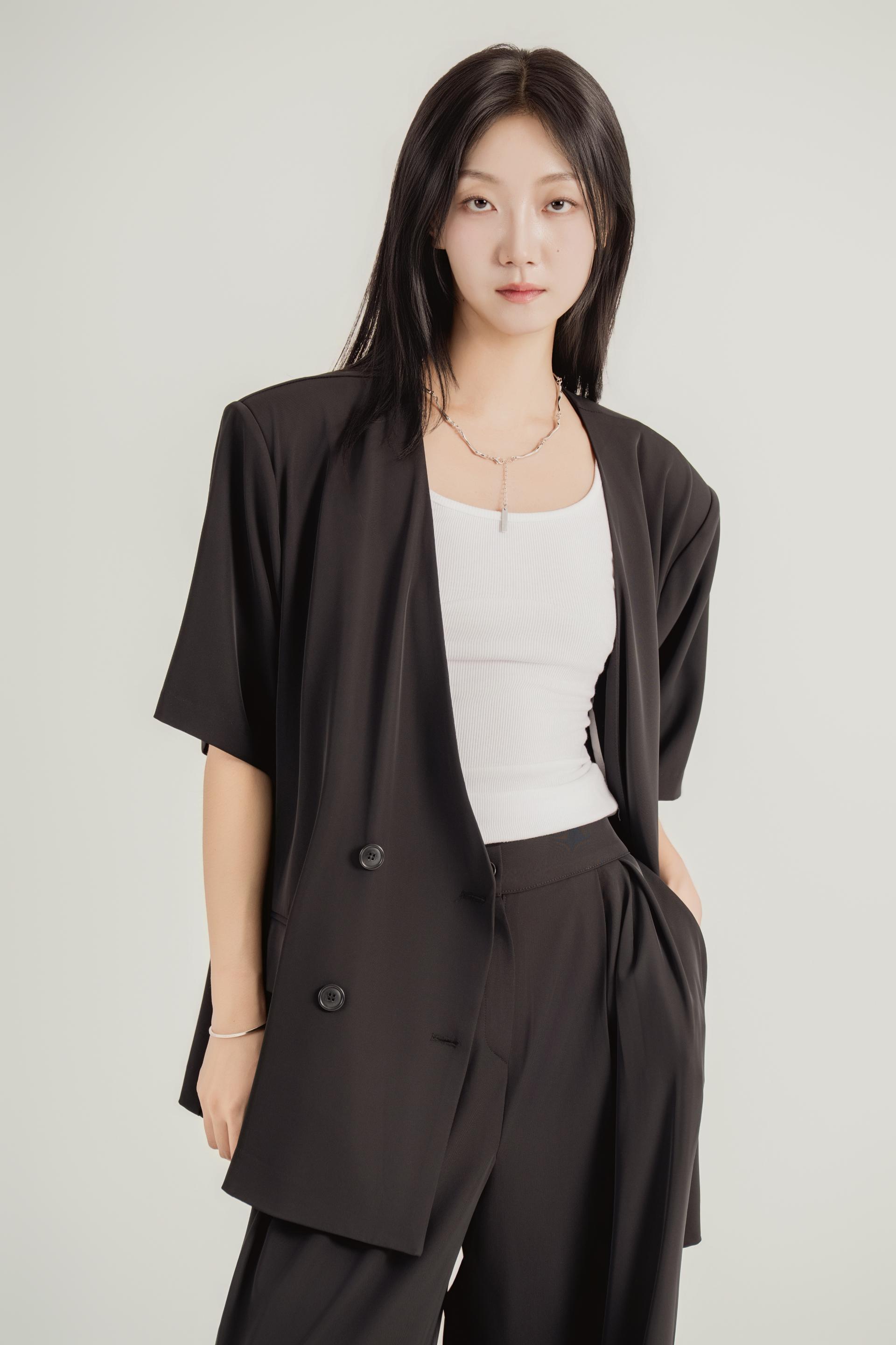노카라 더블 와이드 팬츠 셋업