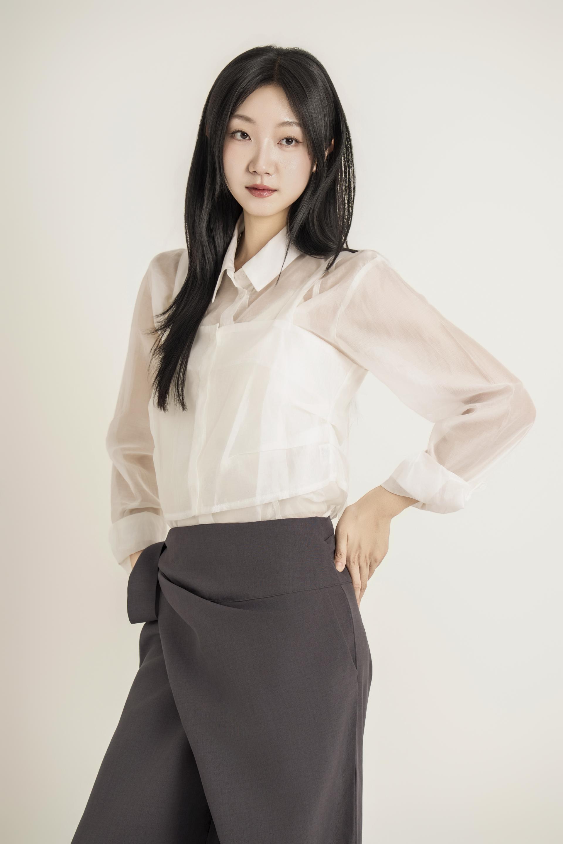 시스루 패널 레이어드 셔츠