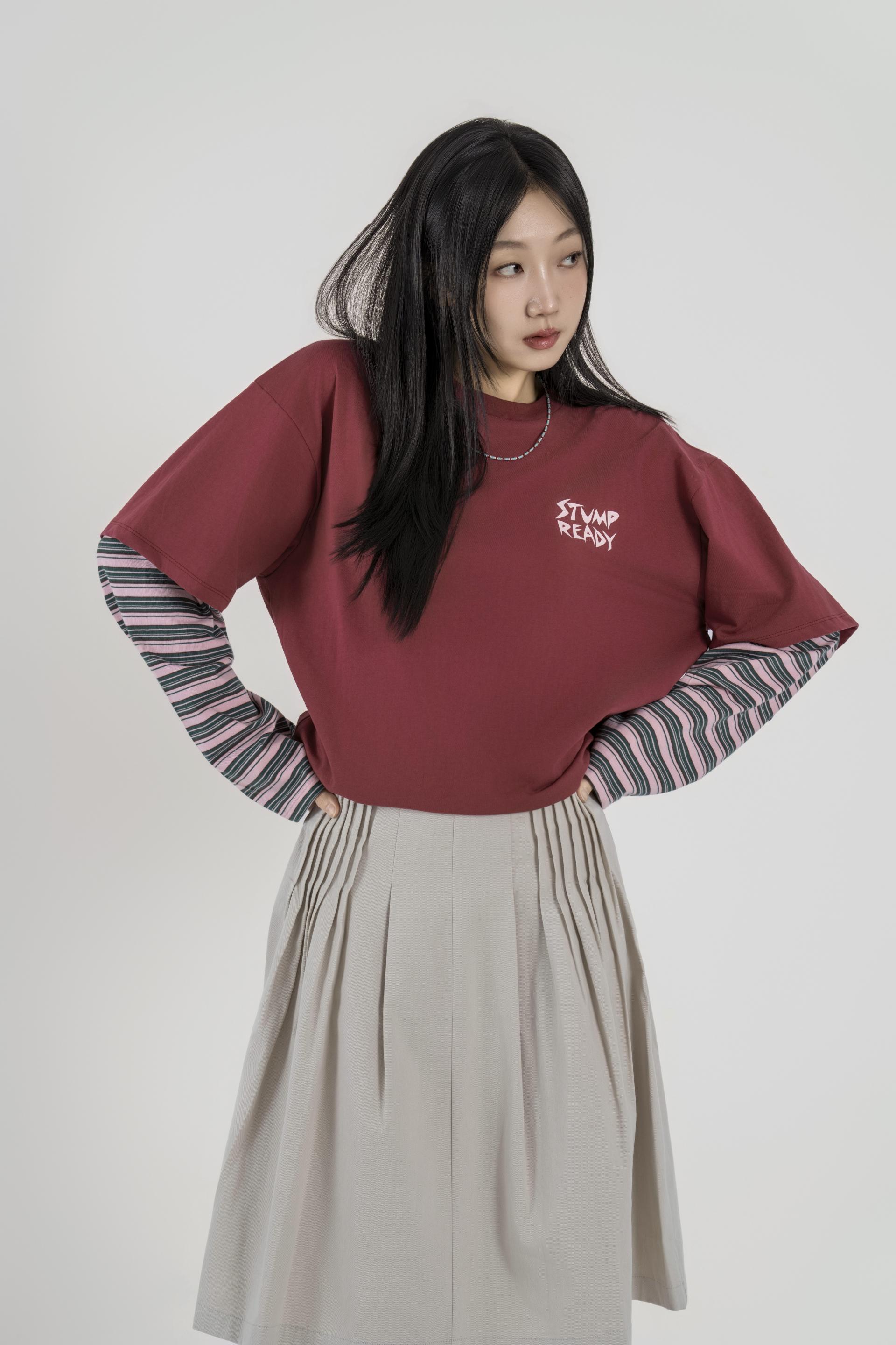 스텀프 레이어드 티셔츠